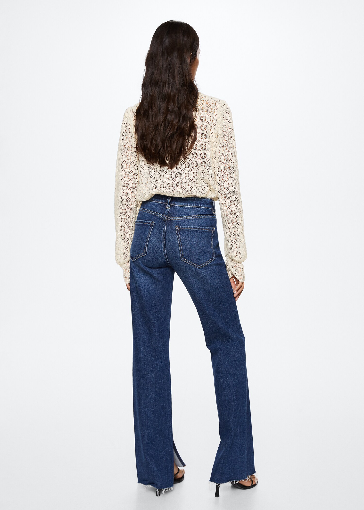 Guipure cotton blouse - Reverse of the article