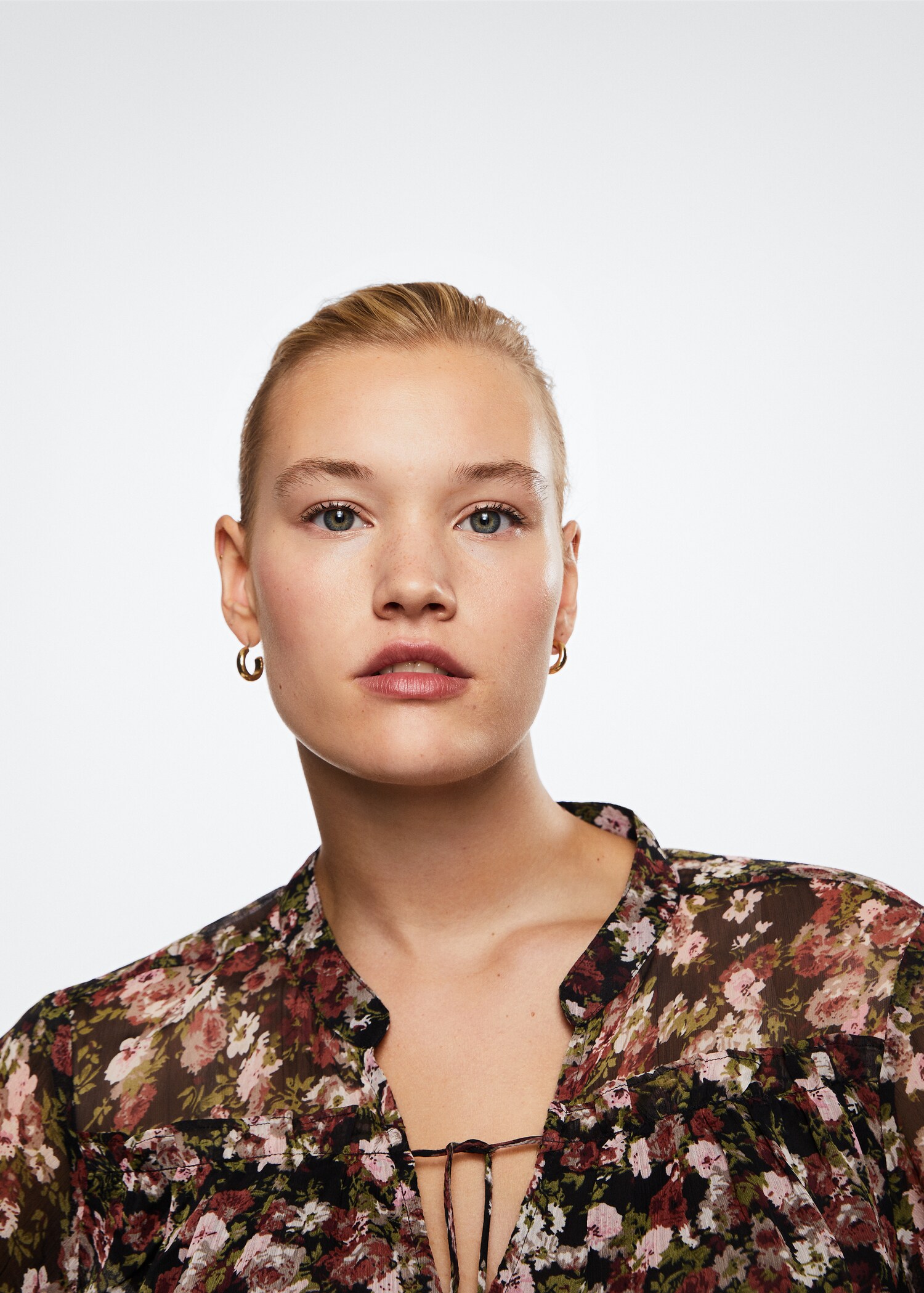 Floral print blouse - Details of the article 4