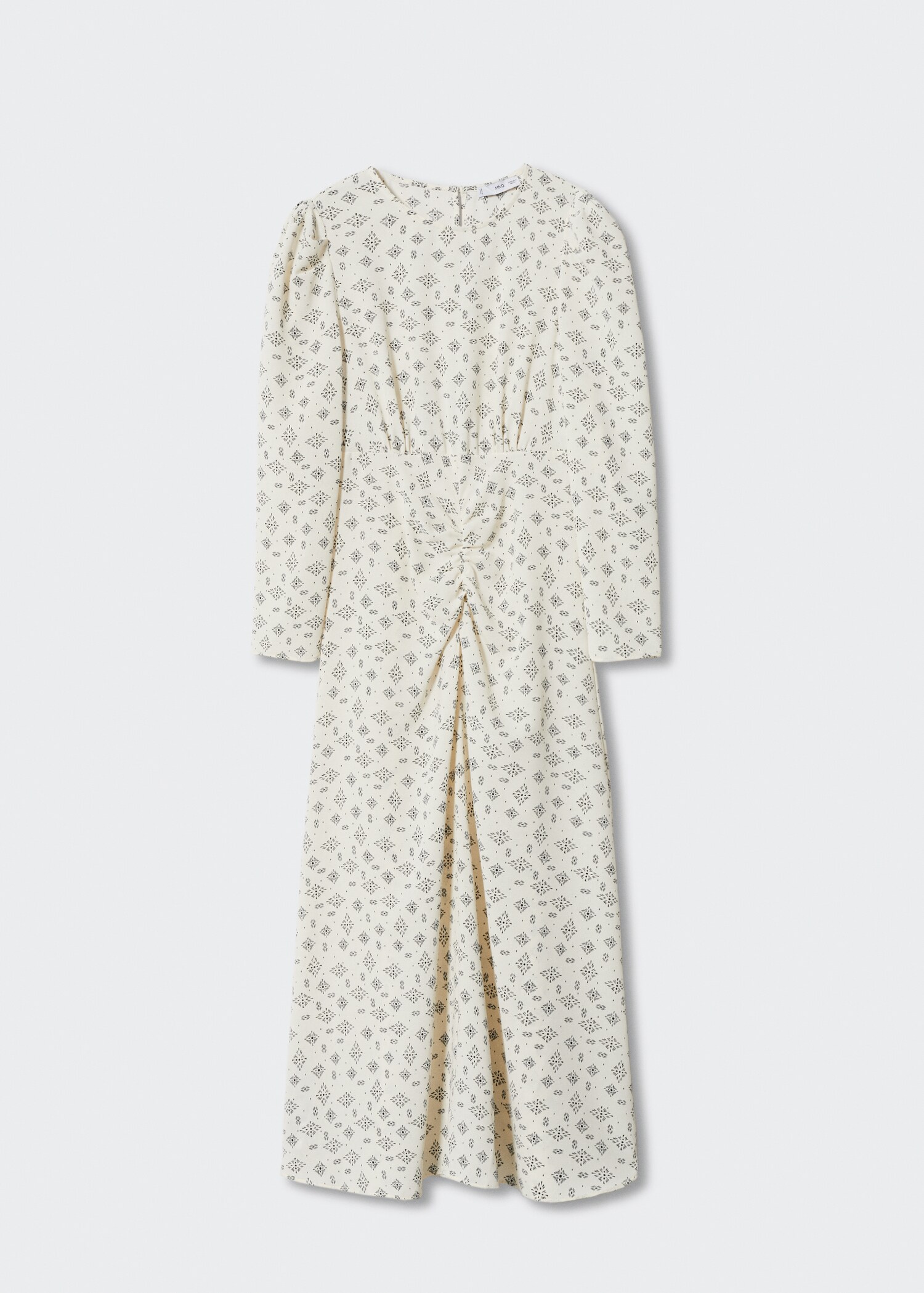 Printed ruched dress - Article without model