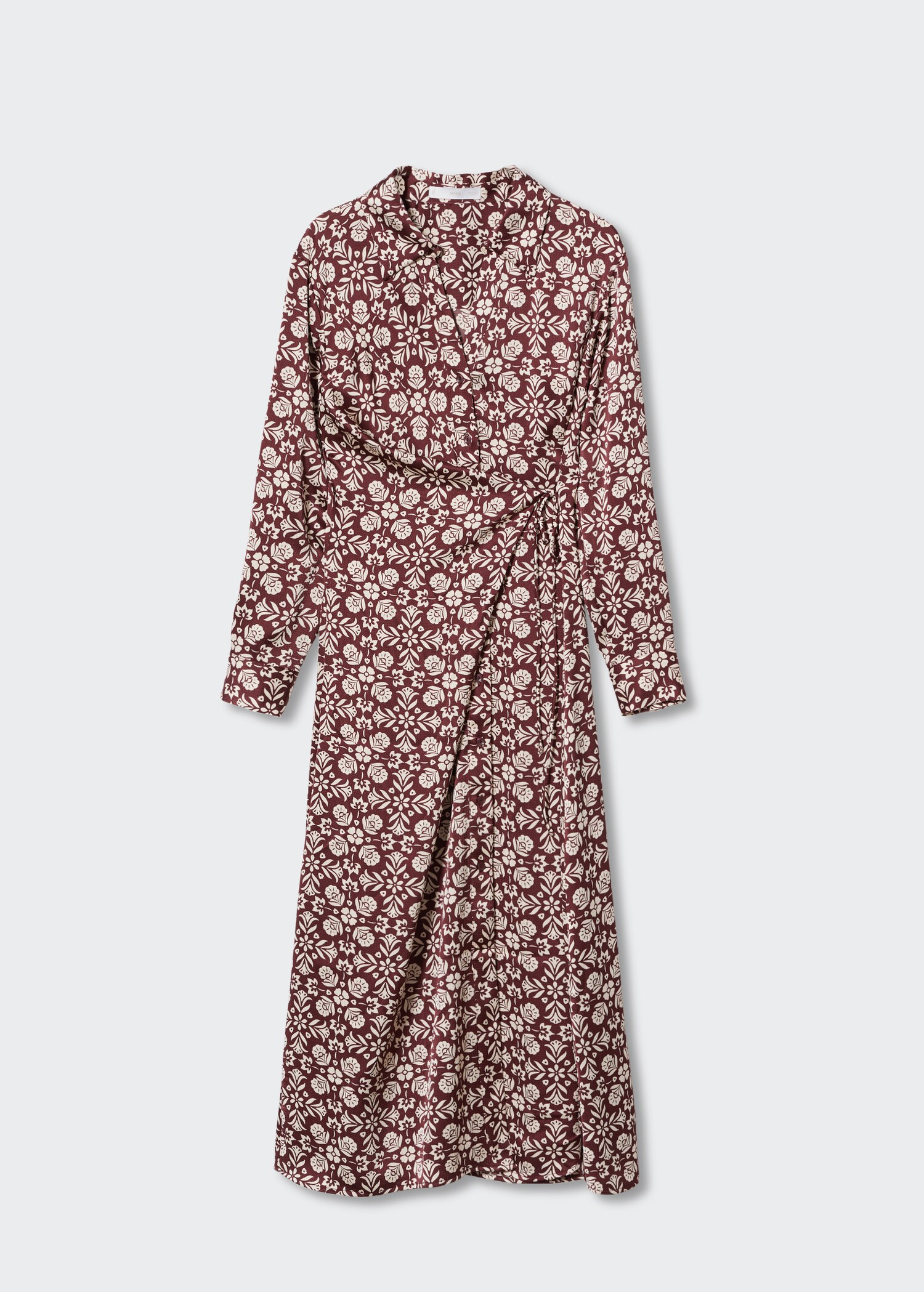 Fließendes Kleid mit Blumenmuster - Artikel ohne Model