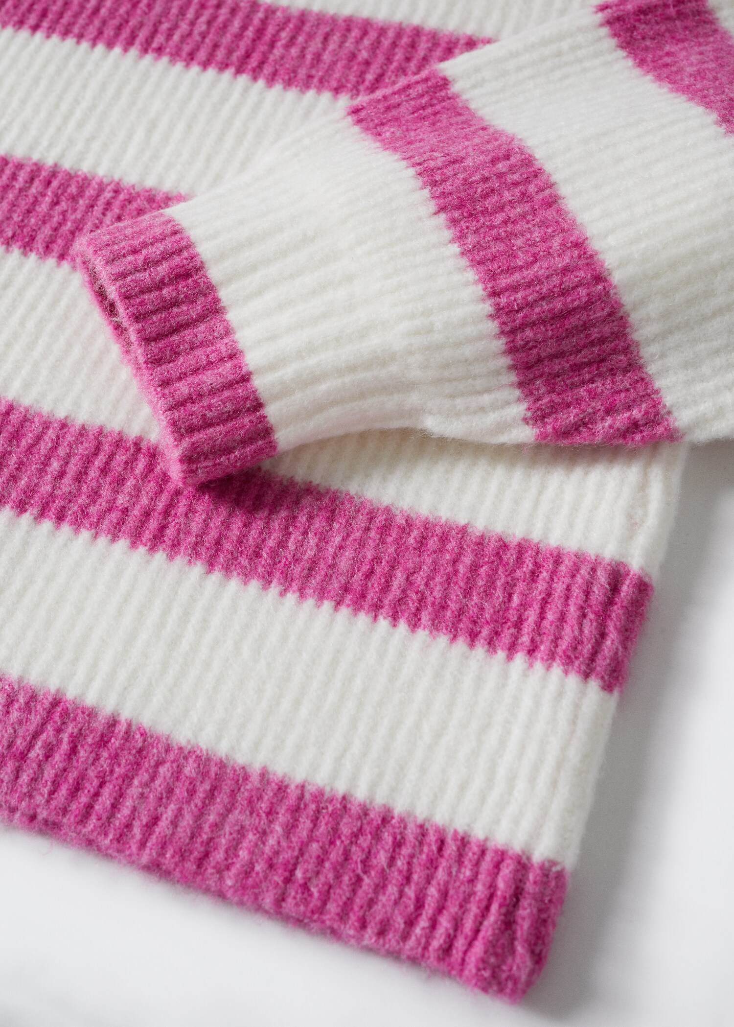 Striped turtleneck sweater - Details of the article 8