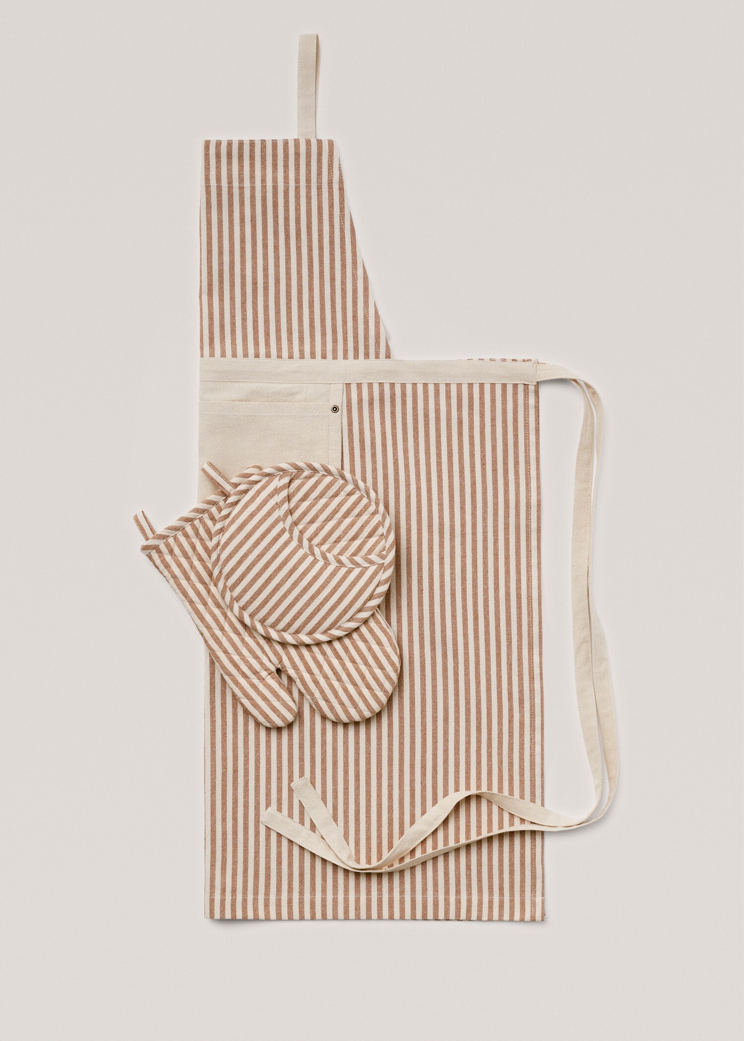 Luva de cozinha de algodão às riscas - Pormenor do artigo 2