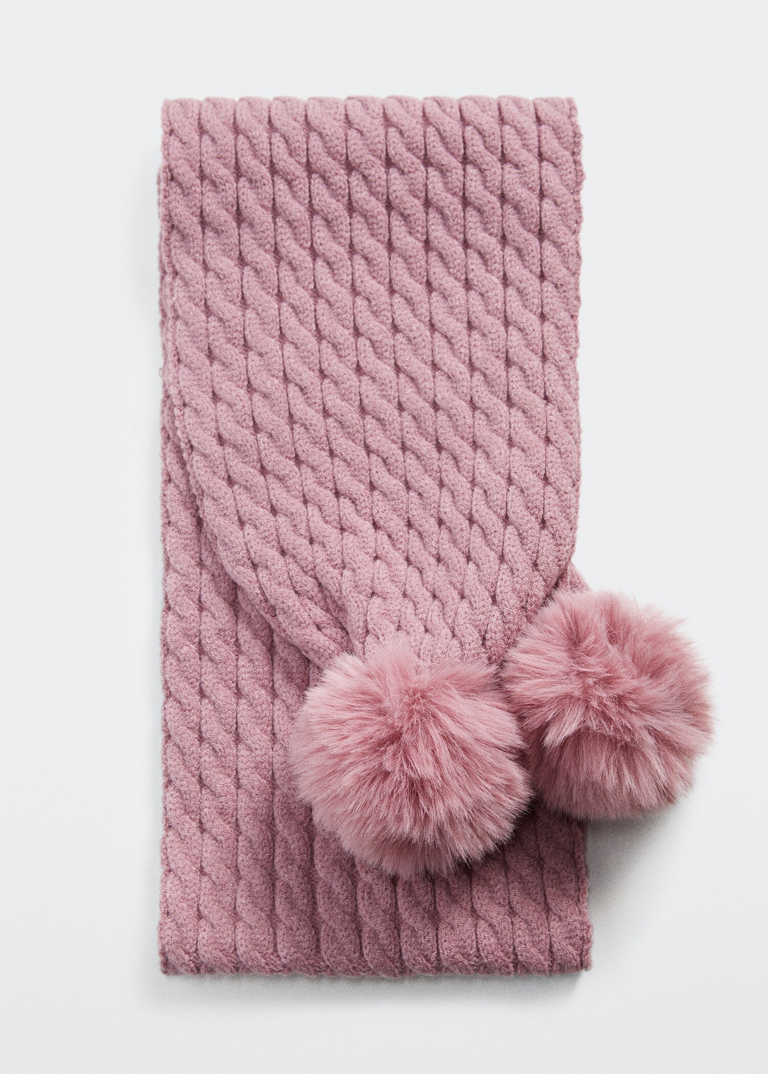 Knitted braided scarf - Article without model