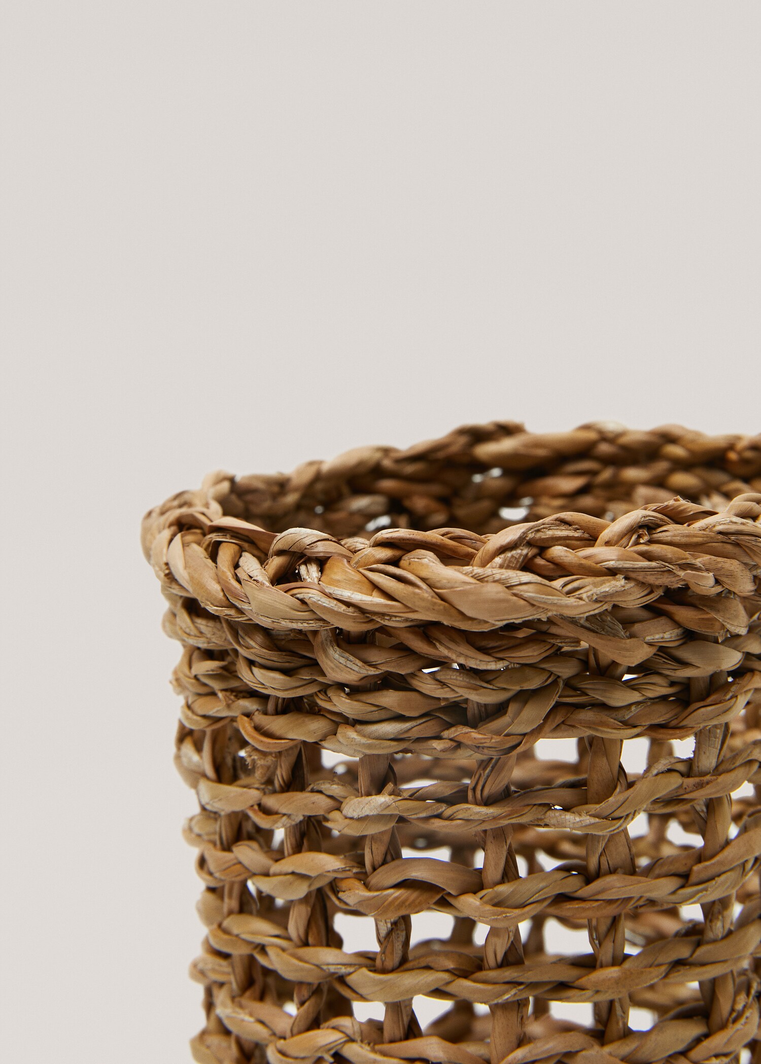 Zylinderförmiger Korb aus Naturfasern - Detail des Artikels 3
