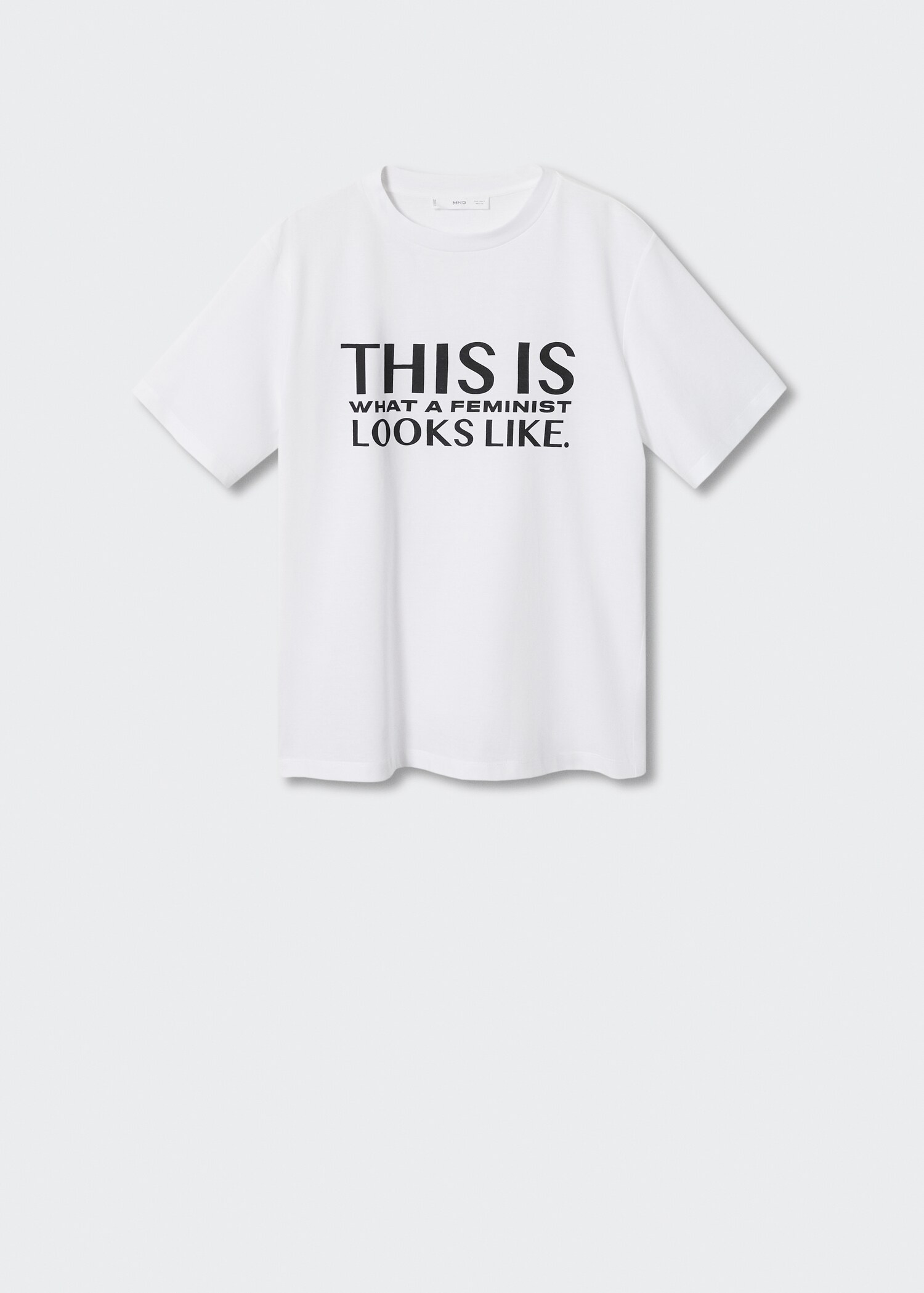 Printed message T-shirt - Article without model