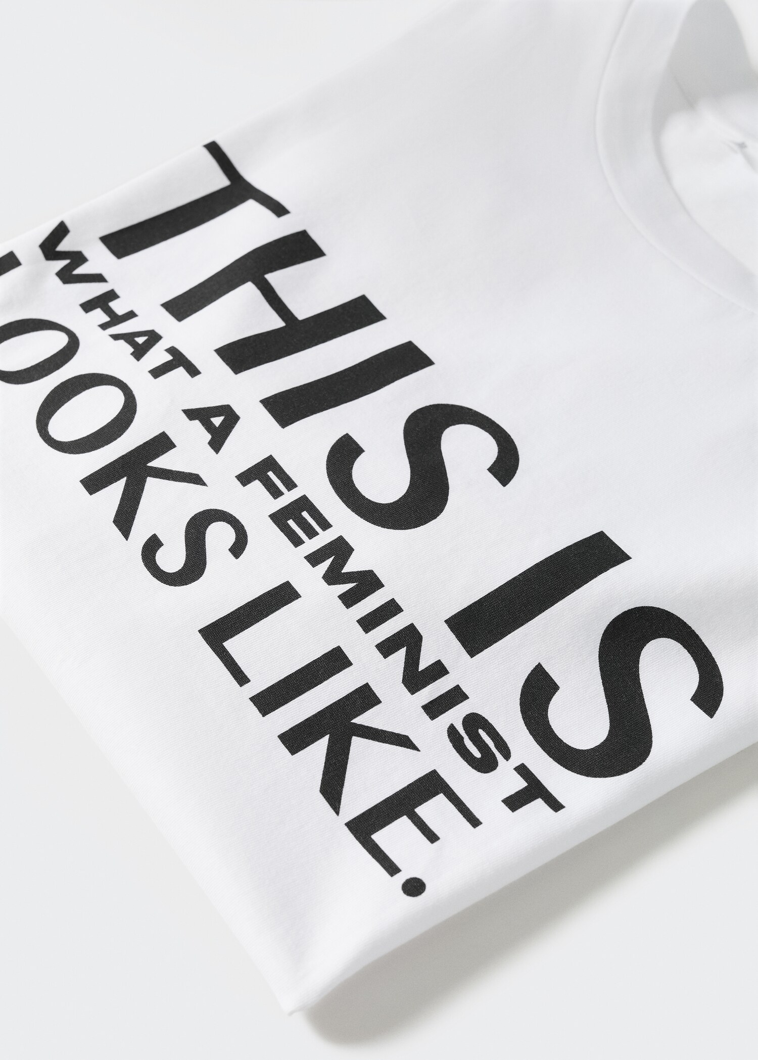 Printed message T-shirt - Details of the article 8