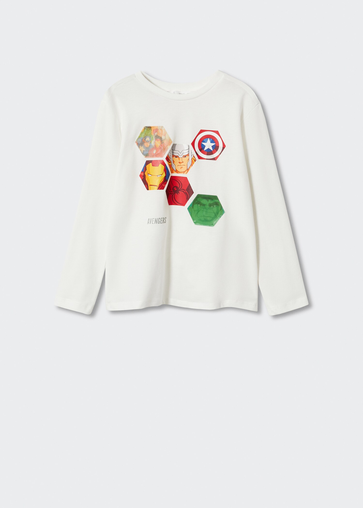 Printed cotton-blend T-shirt - Article without model