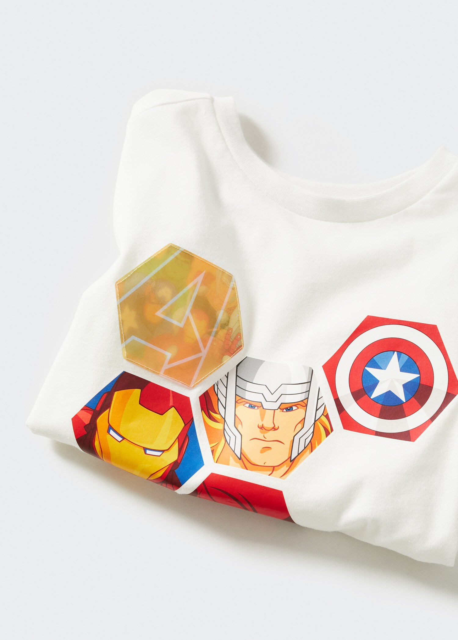 Printed cotton-blend T-shirt - Details of the article 8