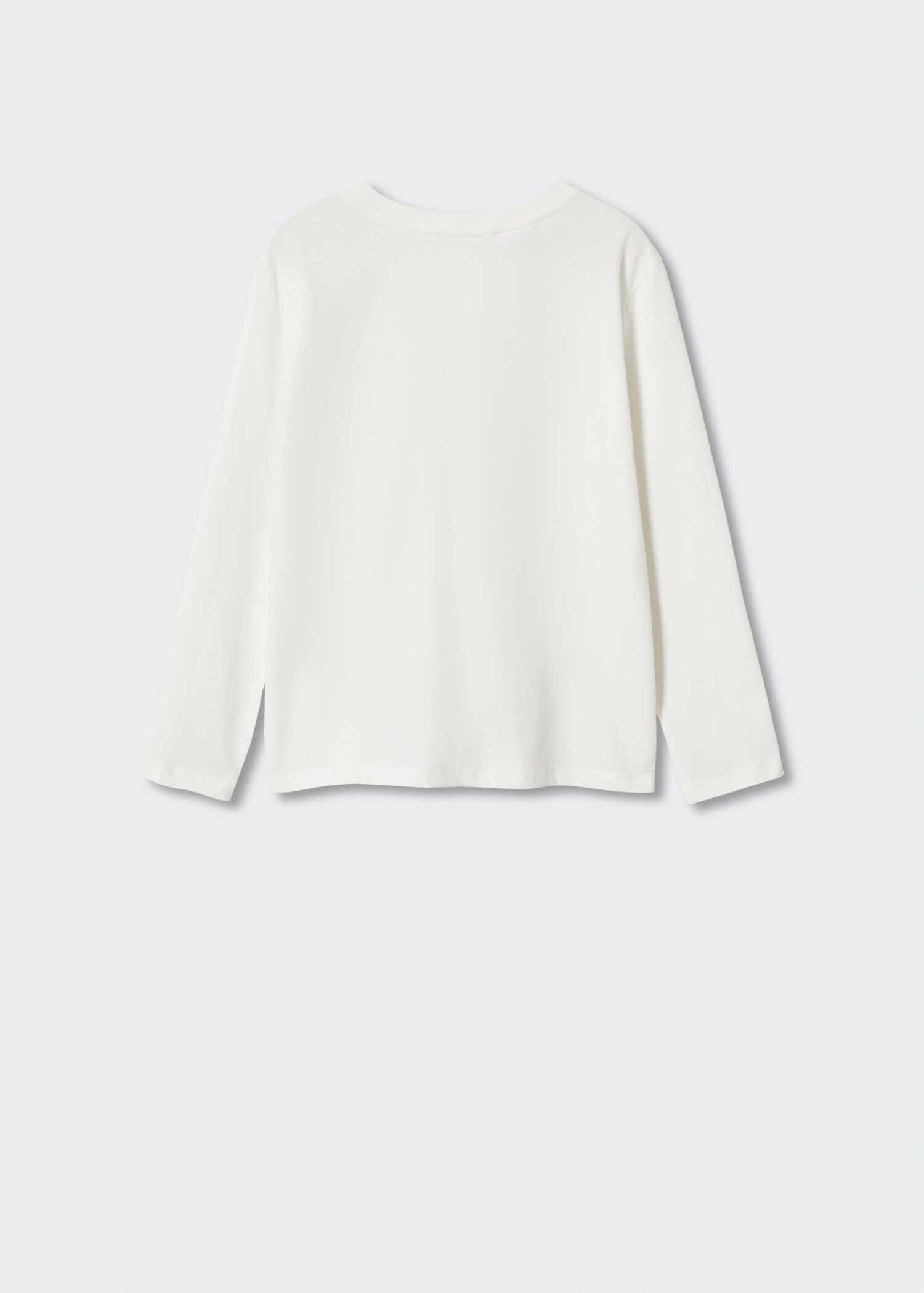Printed cotton-blend T-shirt - Reverse of the article