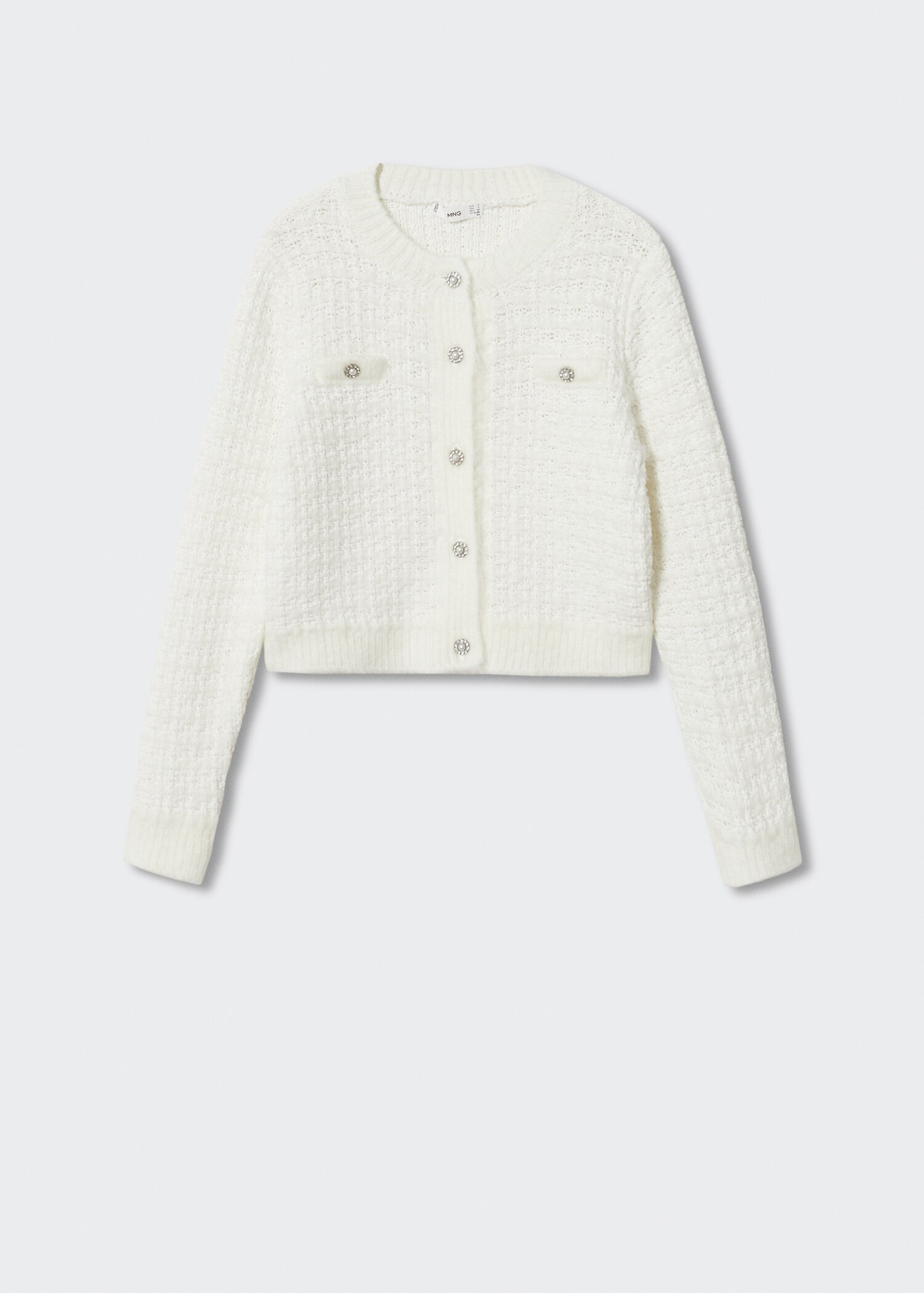 Strickjacke mit Schmuckknöpfen - Artikel ohne Model