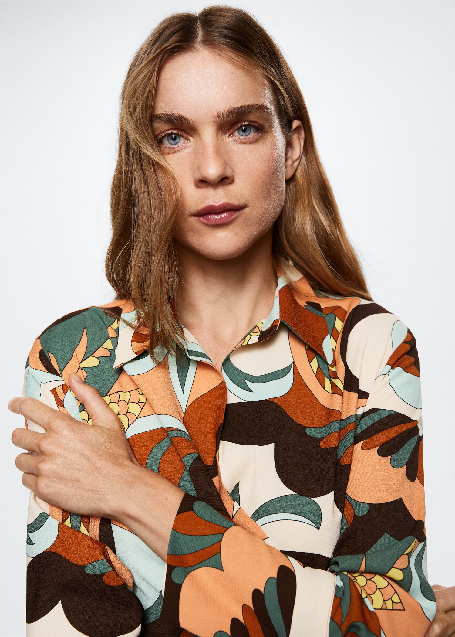 Print wrap dress - Details of the article 1