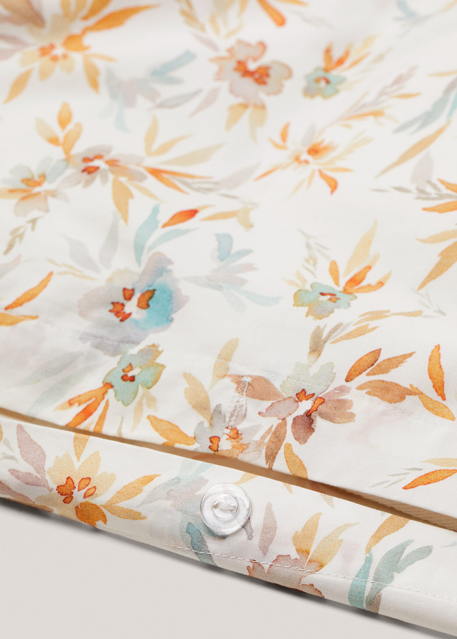 Housse de couette en imprimé fleuri lit 90 cm - Détail de l'article 2