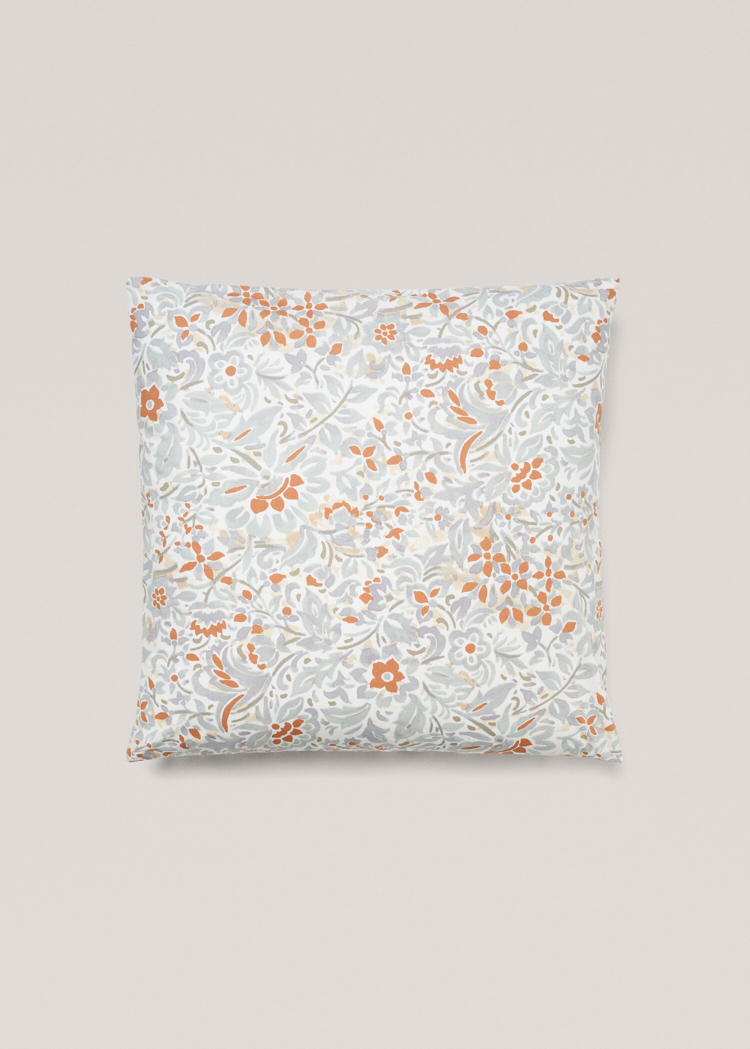 Floral embroidered cushion case 60x60cm (Pack of 2) - Article without model