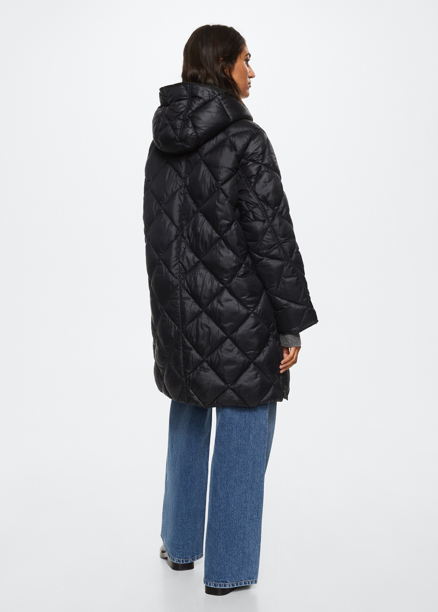 Anorak acolchado capucha - Reverso del artículo