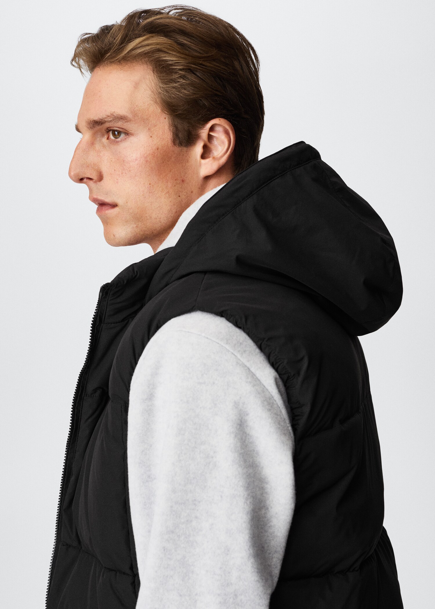 Water-repellent quilted vest - Details of the article 3