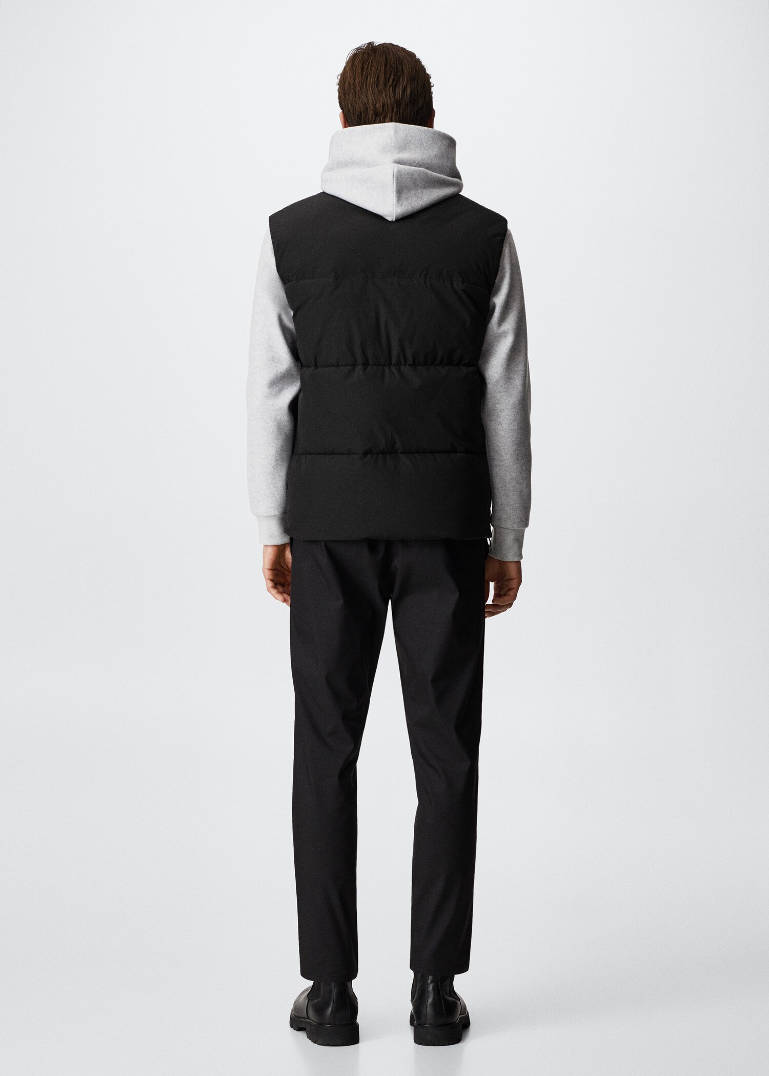 Water-repellent quilted vest - Reverse of the article
