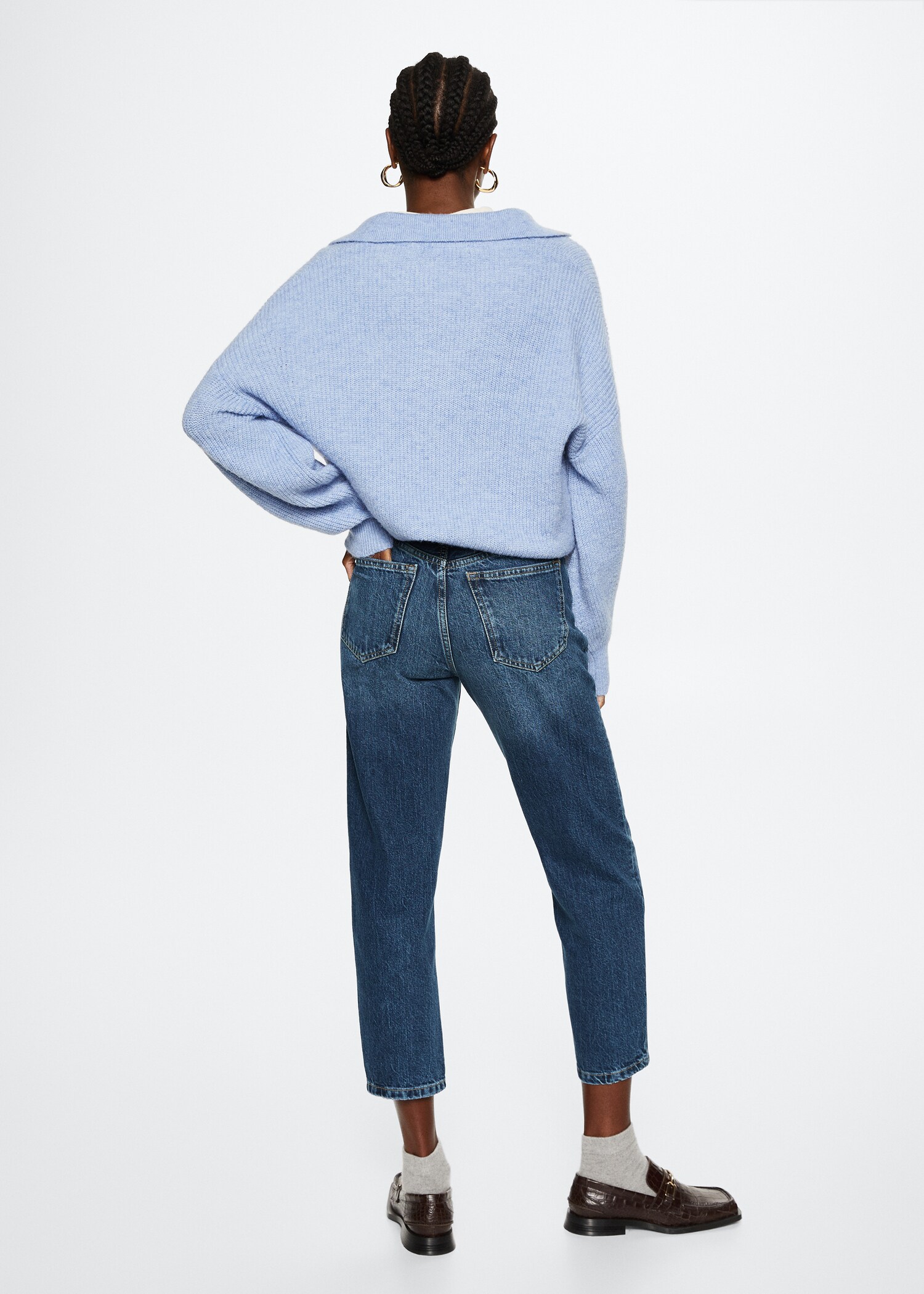 Jean mom taille haute - Verso de l’article