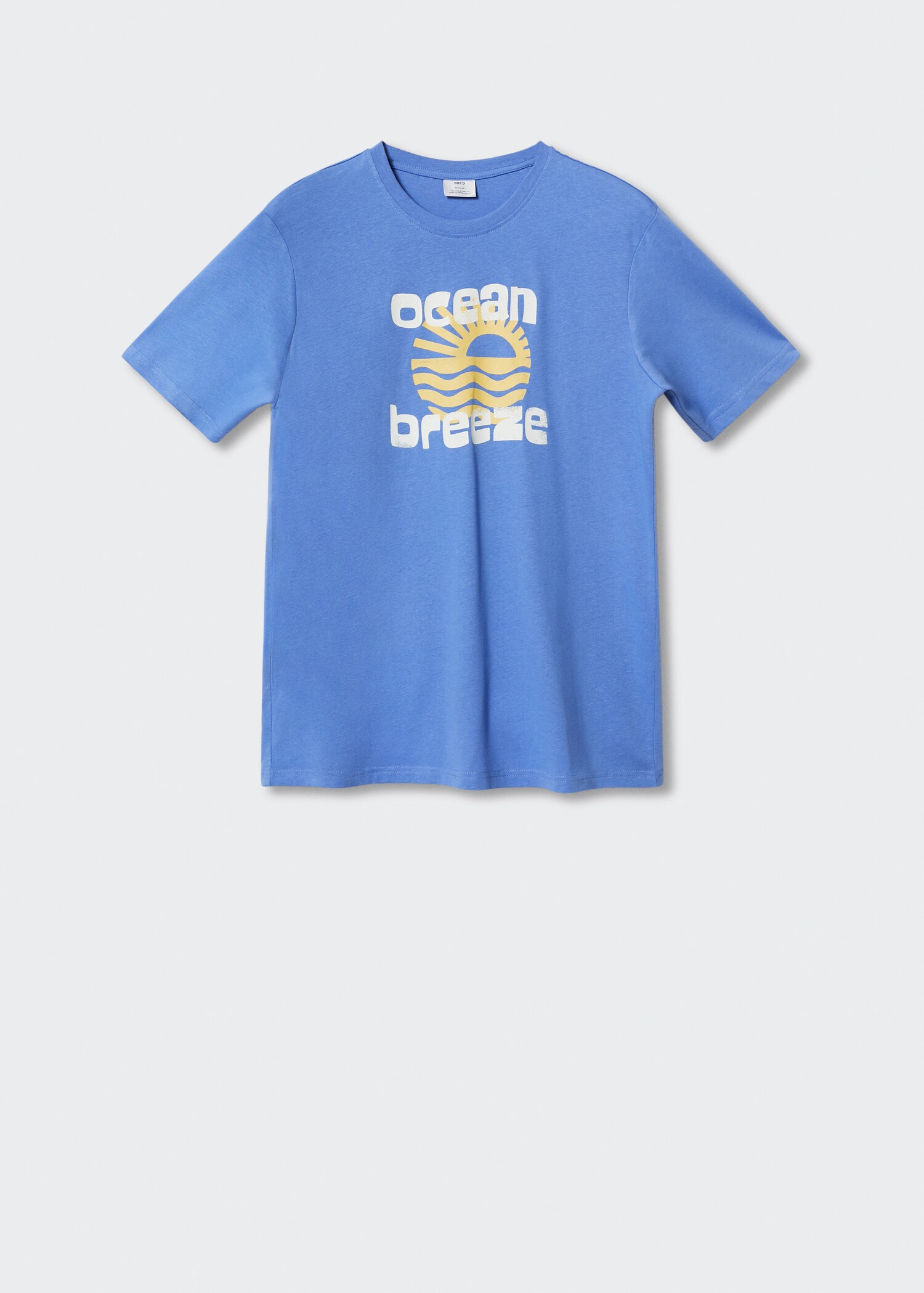 Printed cotton-blend T-shirt - Article without model