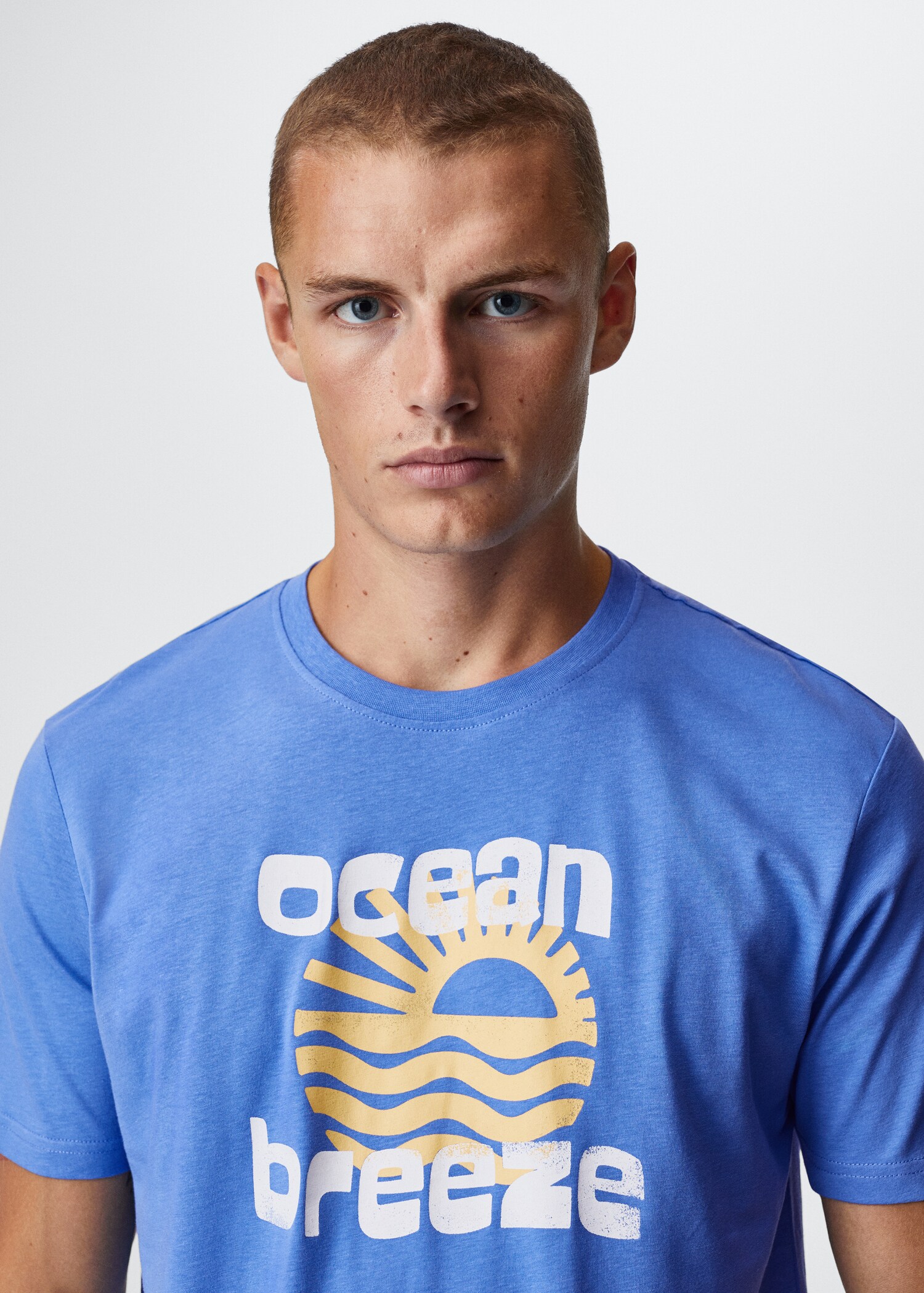 Printed cotton-blend T-shirt - Details of the article 4