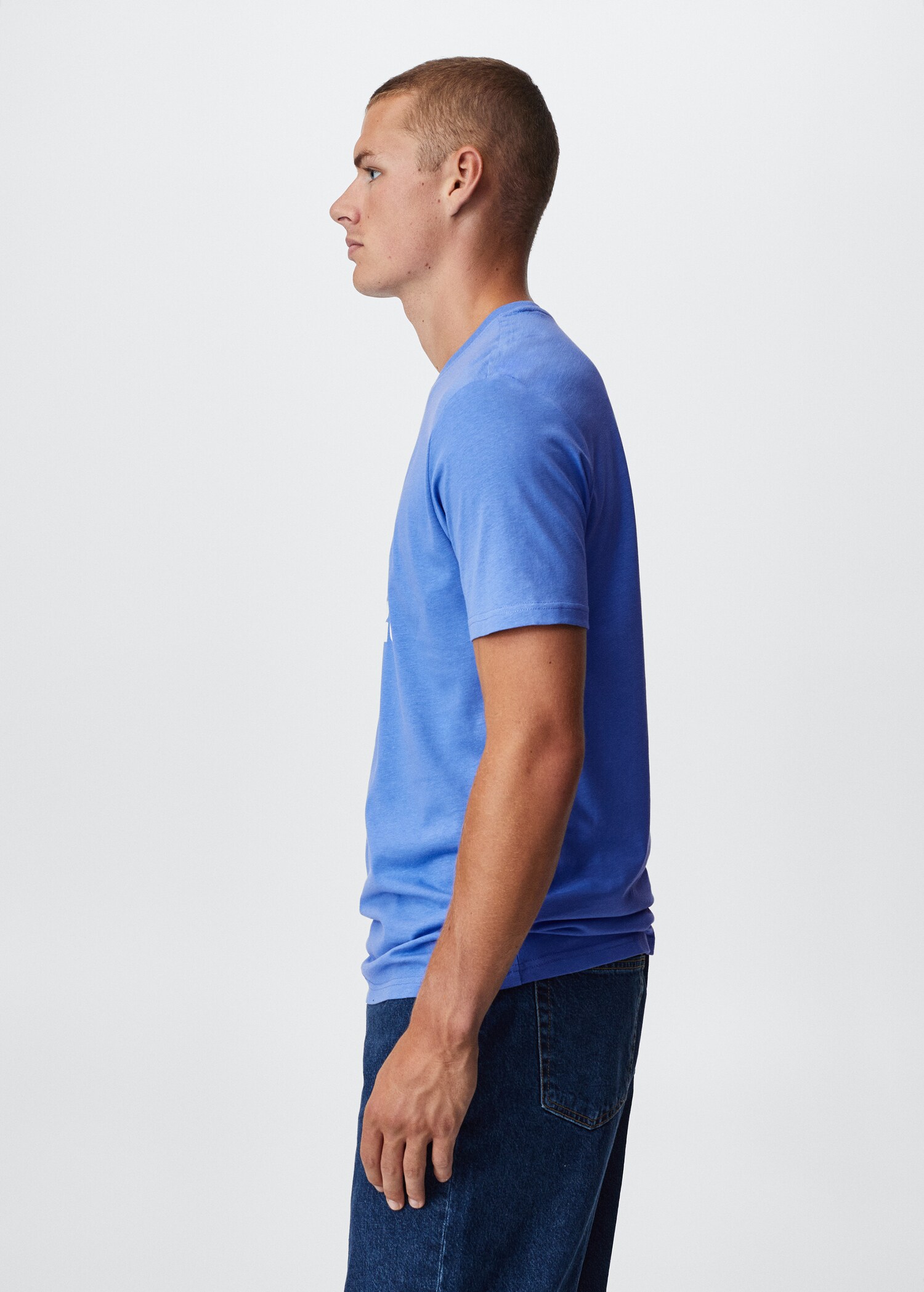 Printed cotton-blend T-shirt - Details of the article 6