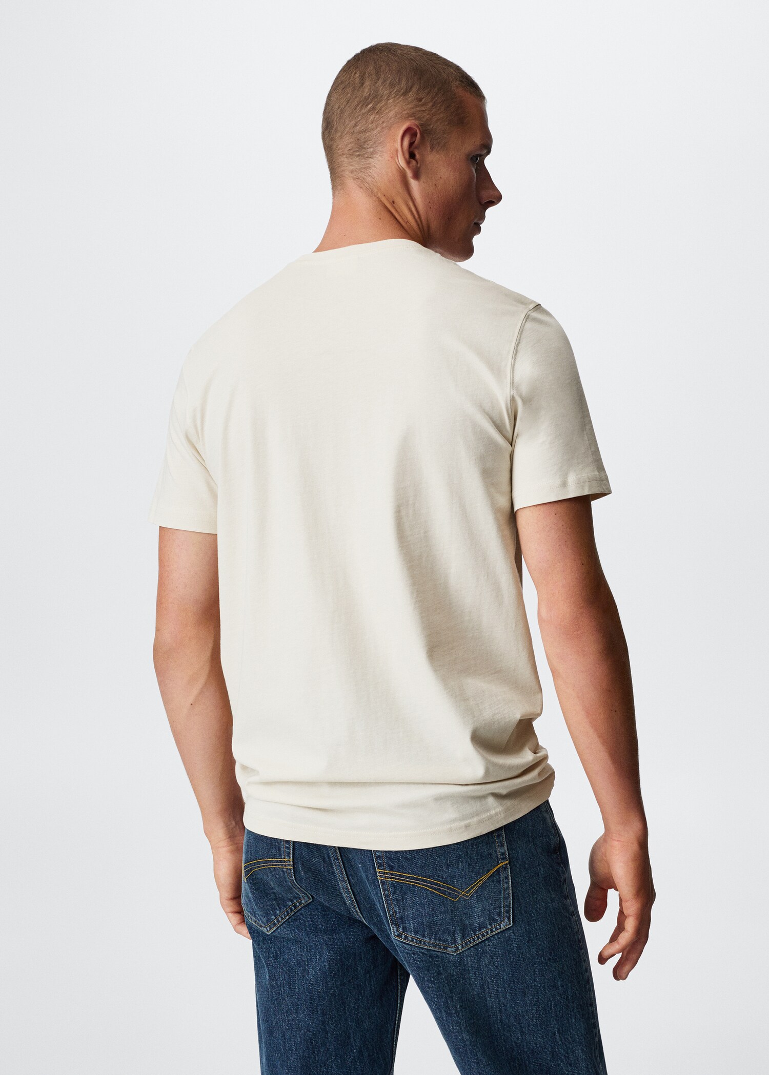 Camiseta estampada algodón - Reverso del artículo