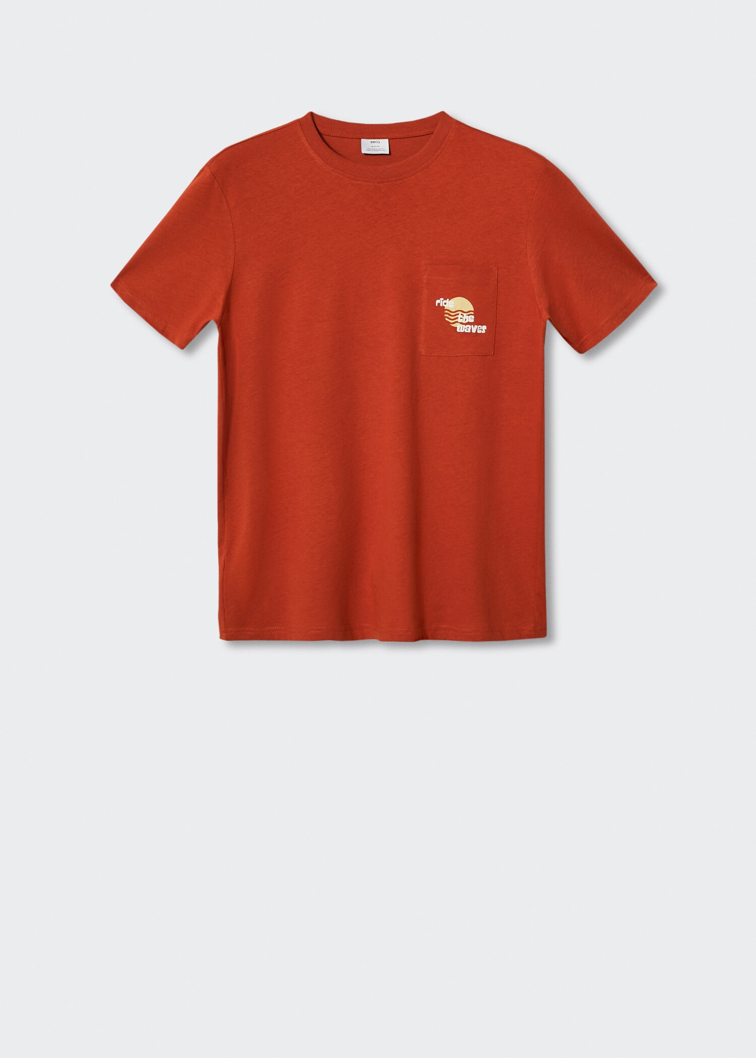 Printed pocket T-shirt - Article without model
