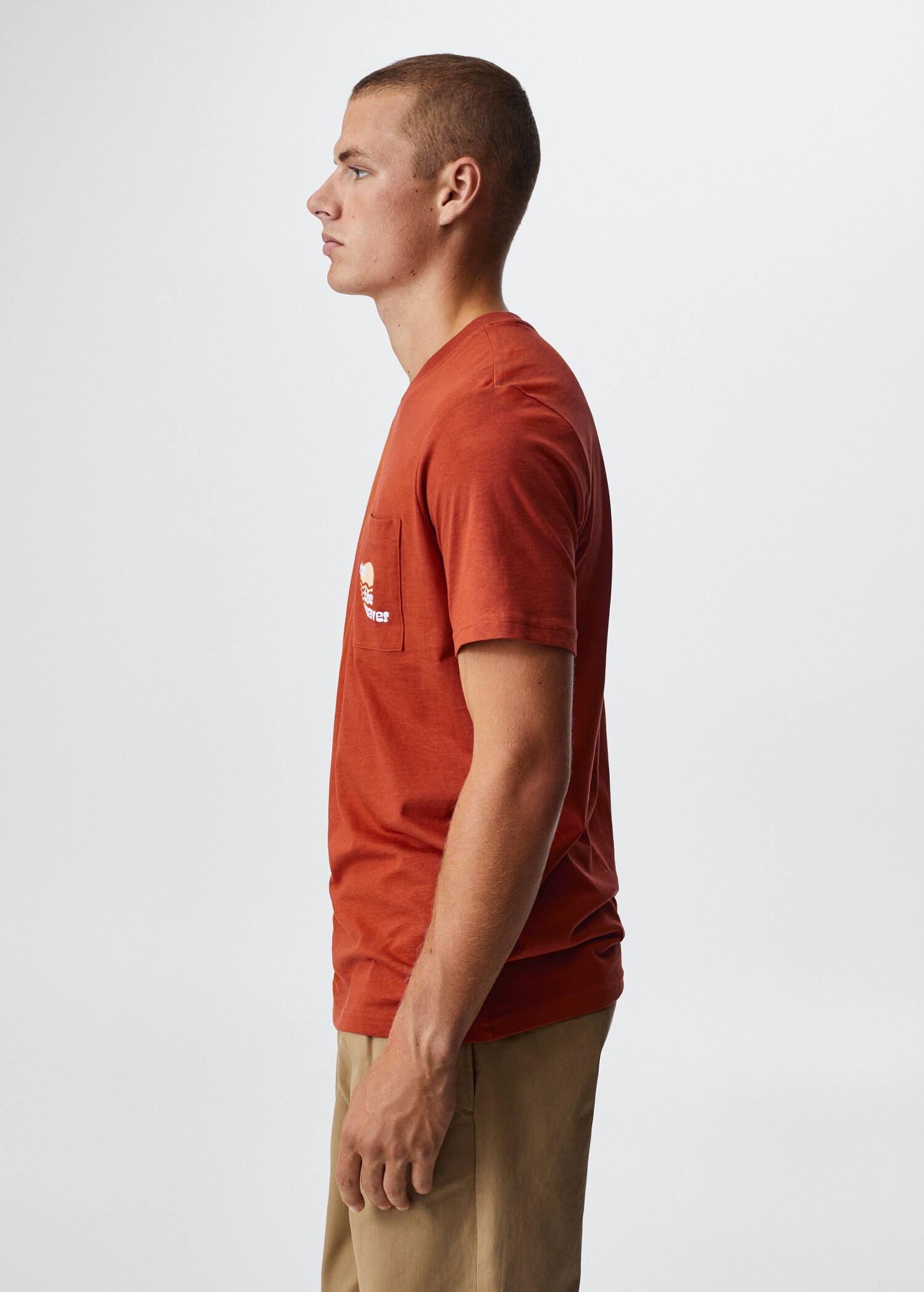Printed pocket T-shirt - Details of the article 6