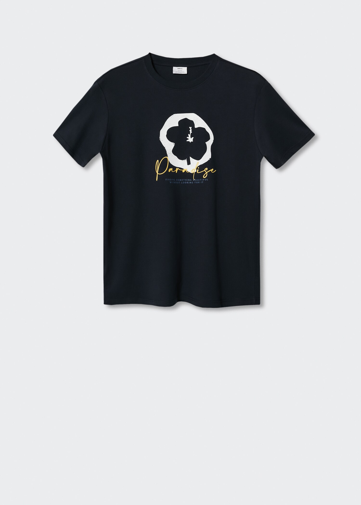 Printed cotton-blend T-shirt - Article without model