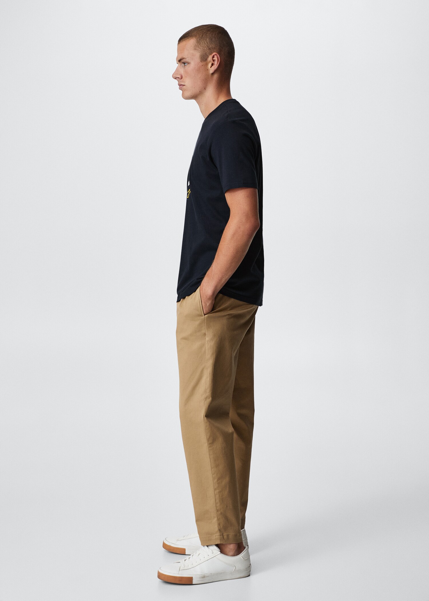 Printed cotton-blend T-shirt - Details of the article 6