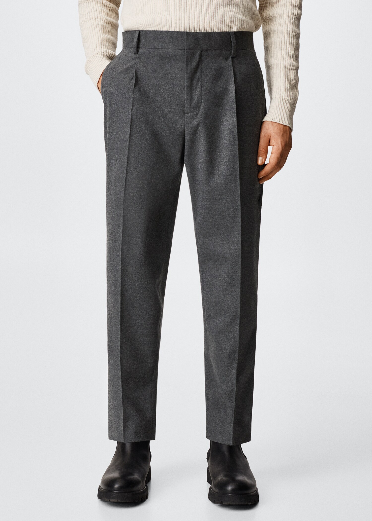 Slim fit pantalon - Middenvlak