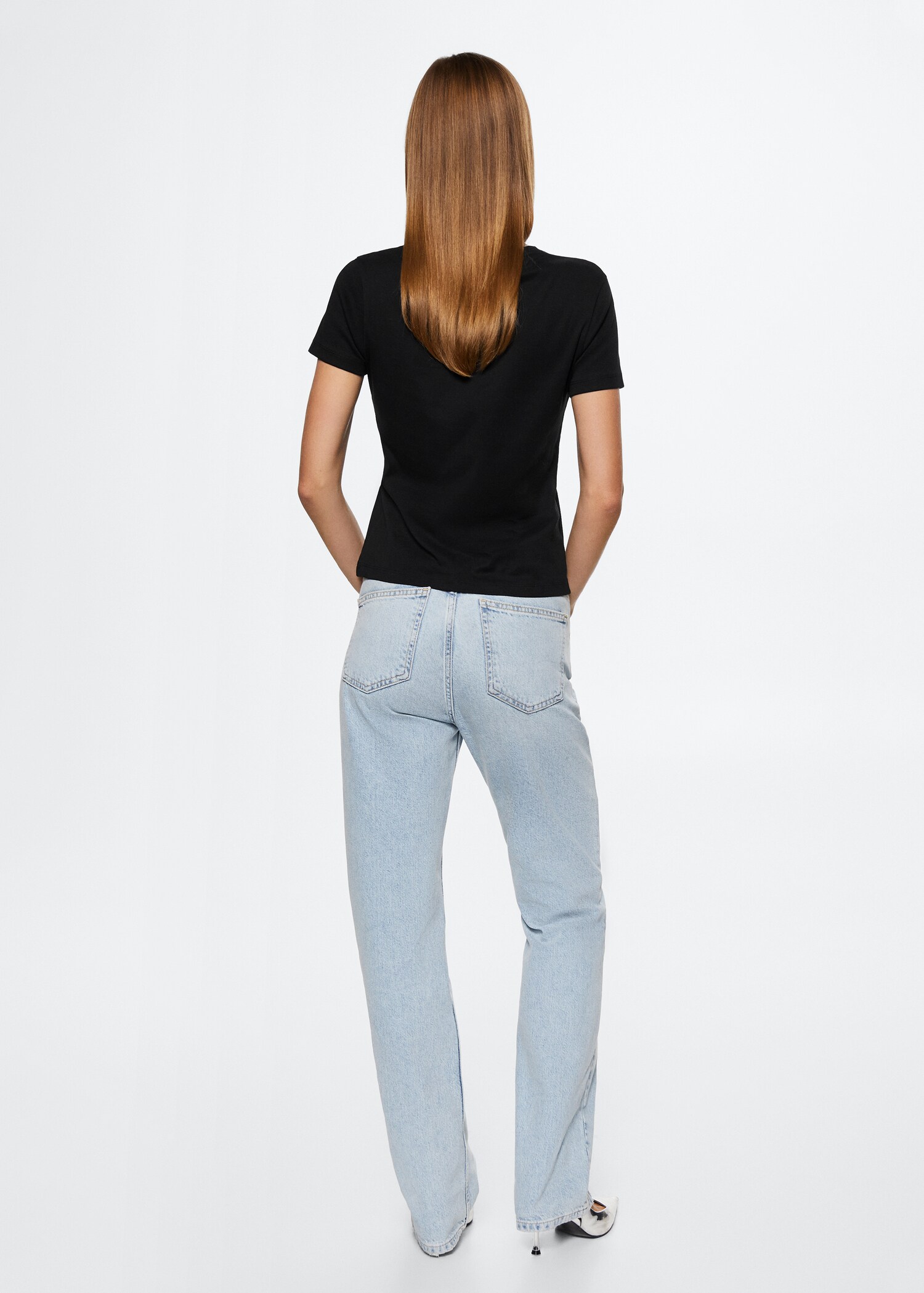 Logo strass t-shirt - Reverse of the article