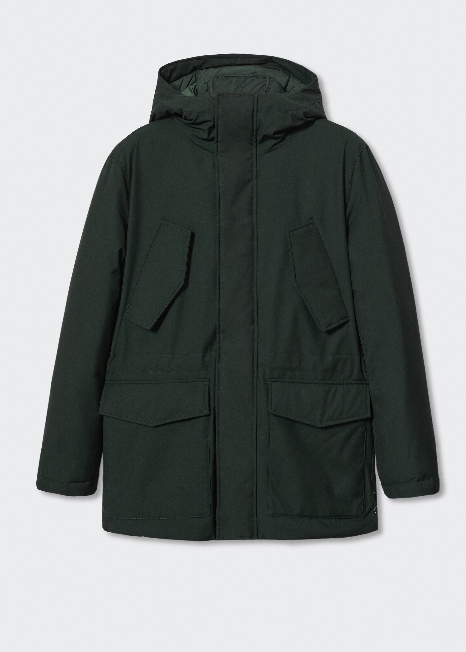 Water-repellent quilted coat - Article without model