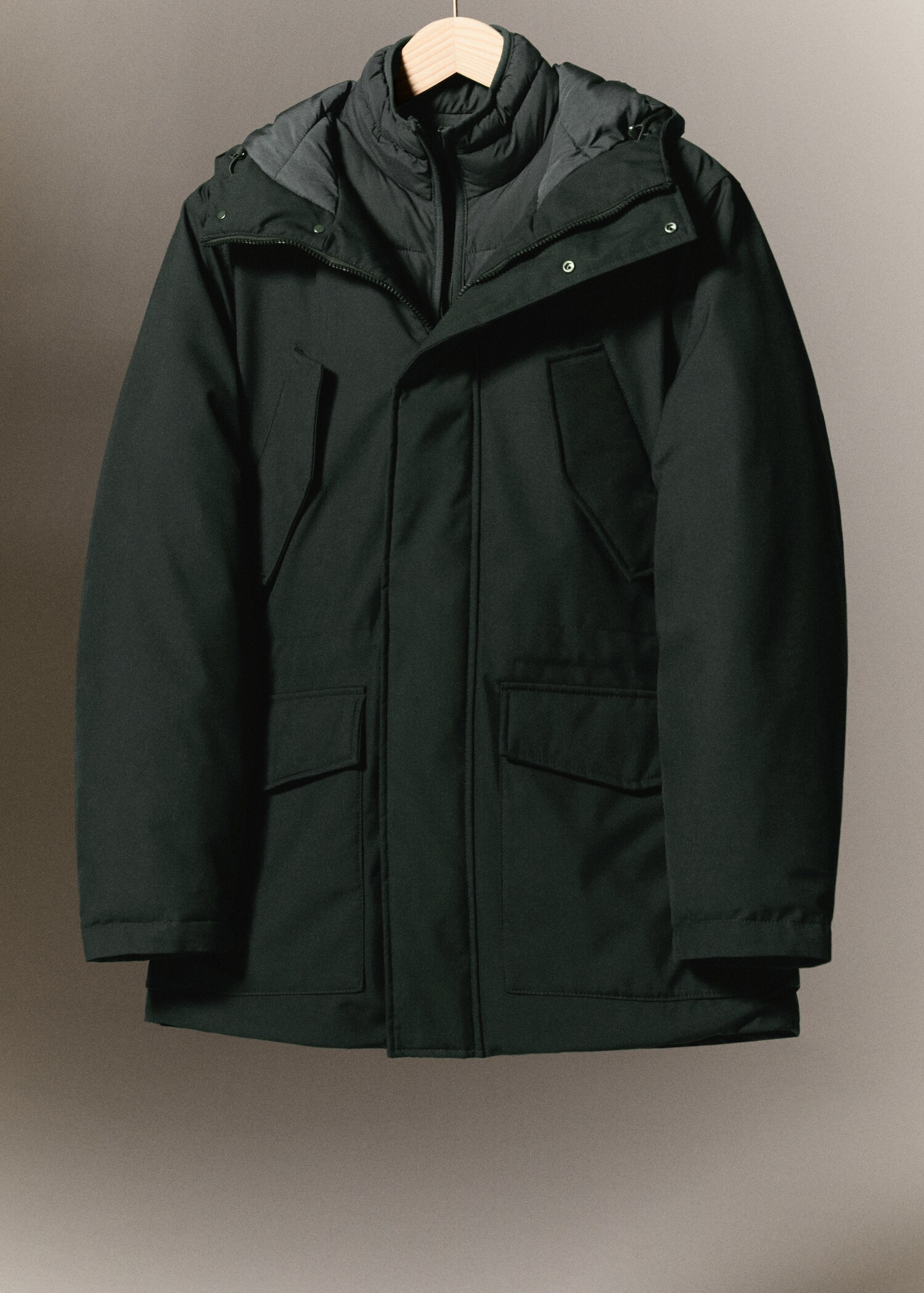 Water-repellent quilted coat - Details of the article 5
