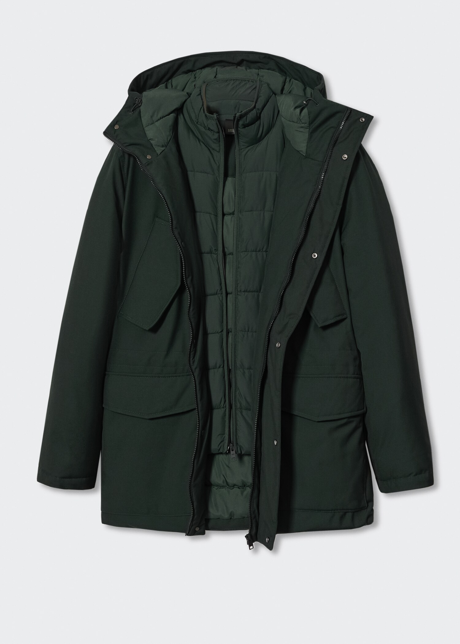 Water-repellent quilted coat - Details of the article 8