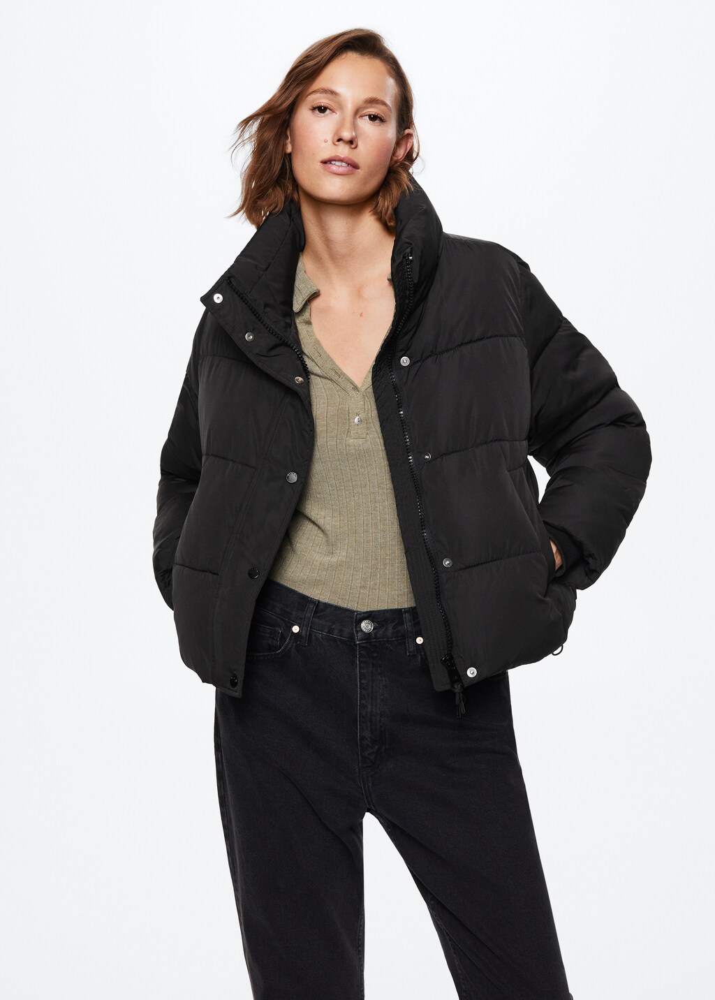Adjustable padded anorak