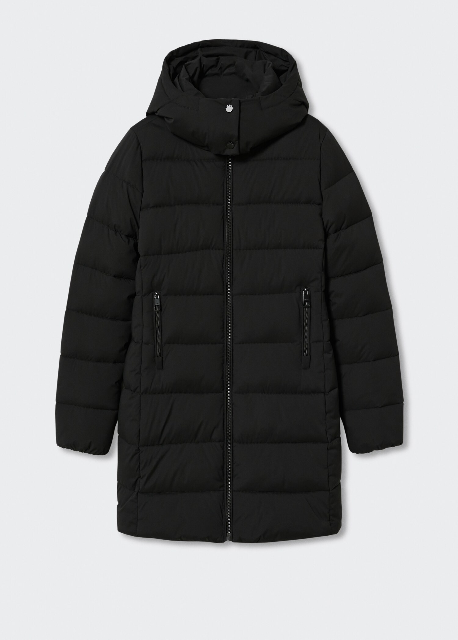 Hood quilted coat - Article without model