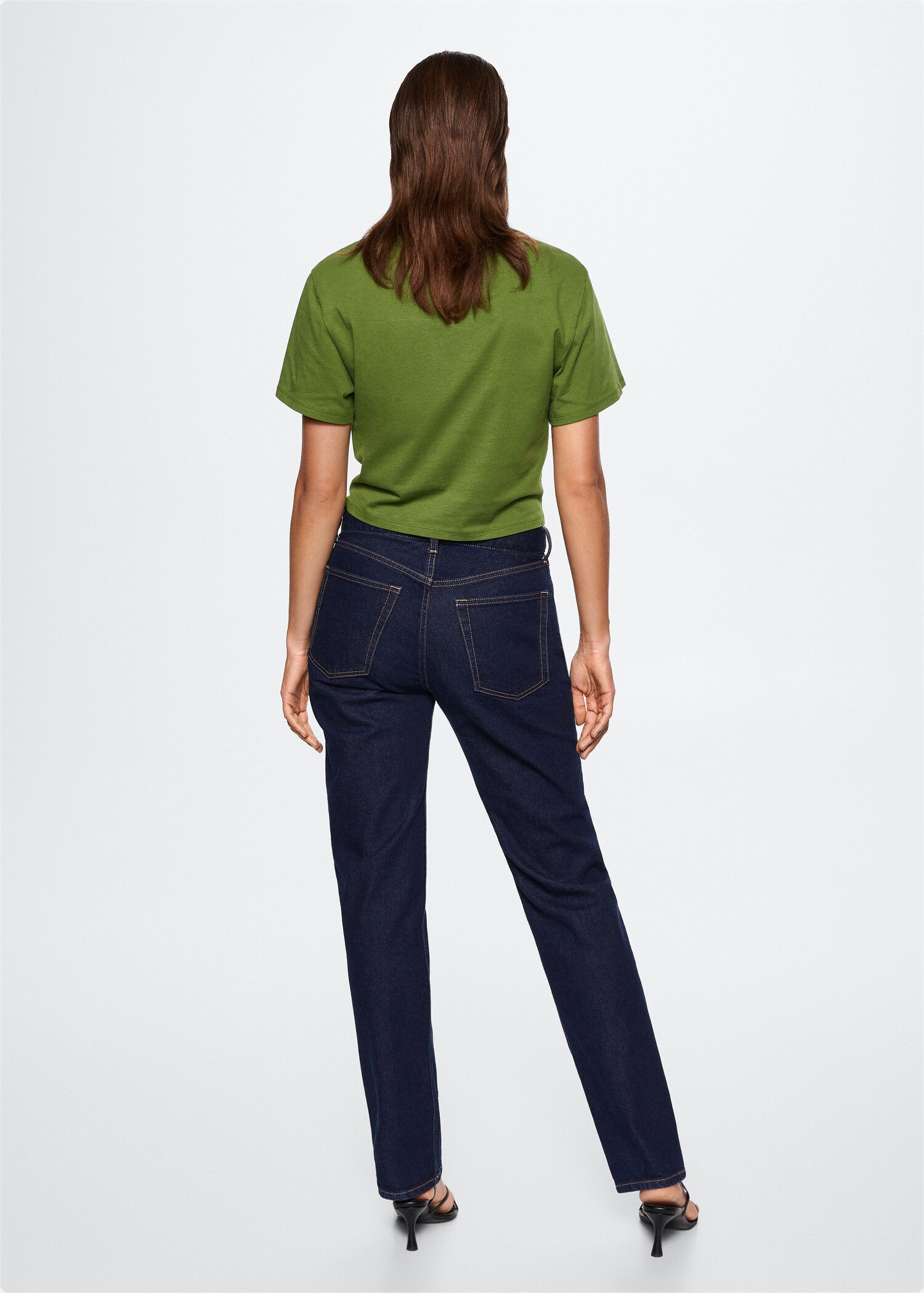 T-shirt with hoop detail - Reverse of the article