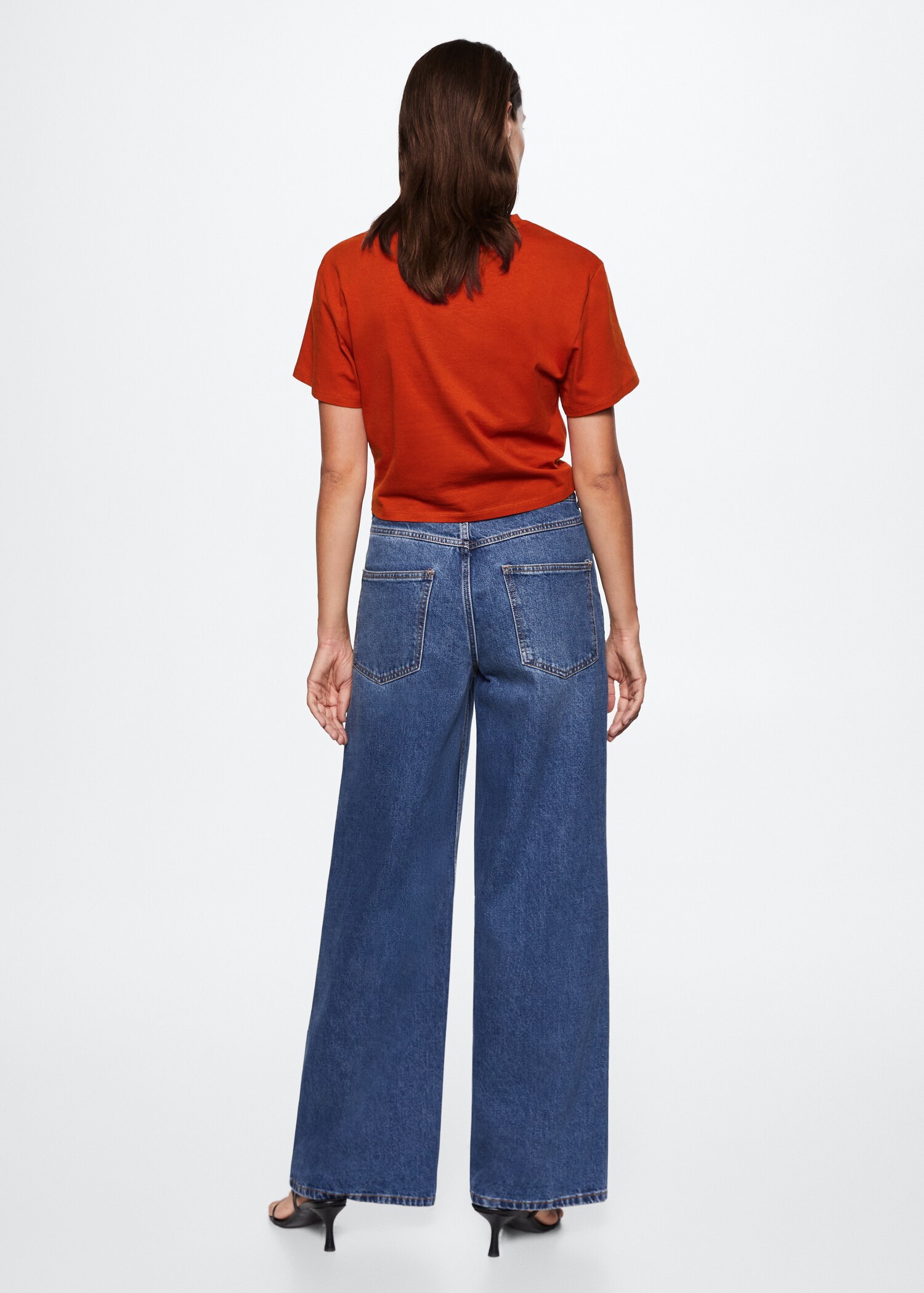 T-shirt with hoop detail - Reverse of the article