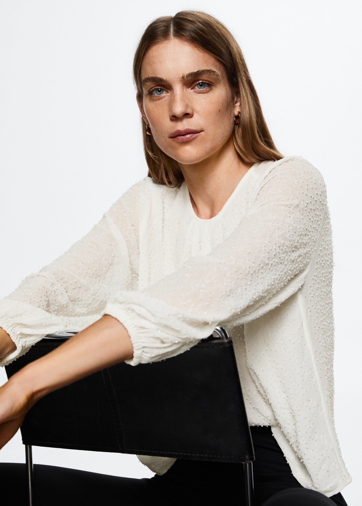 Bead detail blouse - Details of the article 2