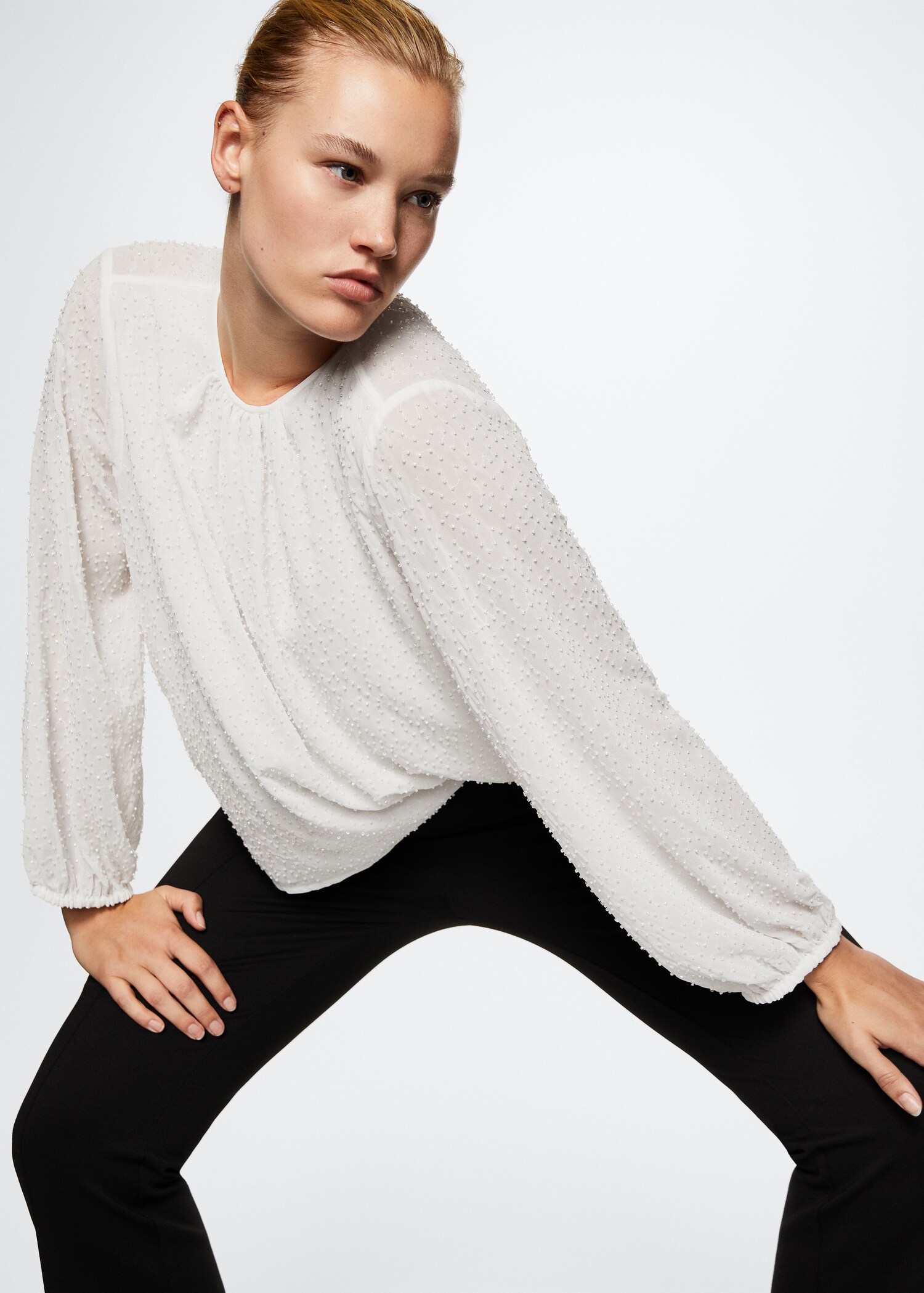 Bead detail blouse - Details of the article 5
