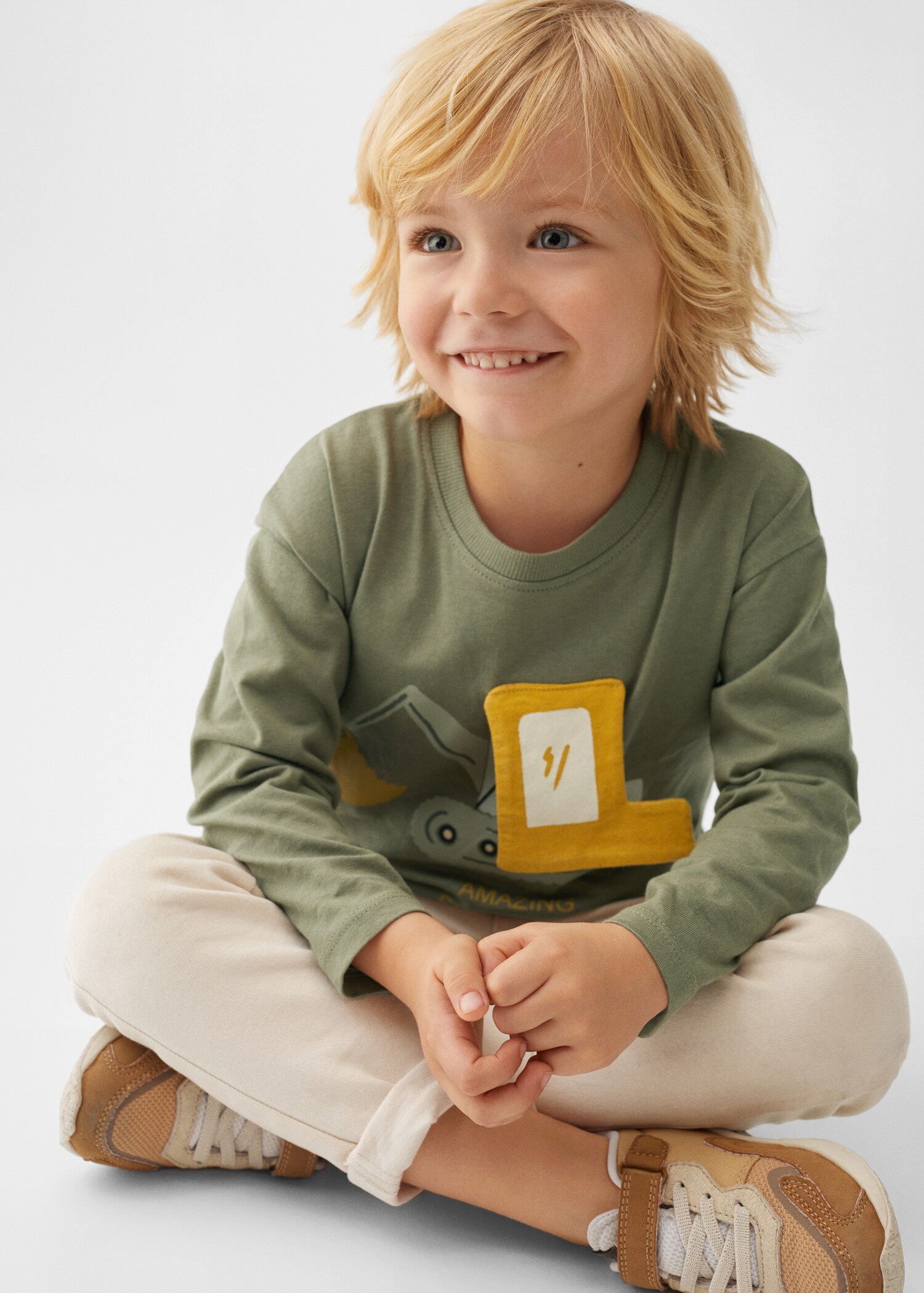 Printed long sleeve t-shirt - Details of the article 2