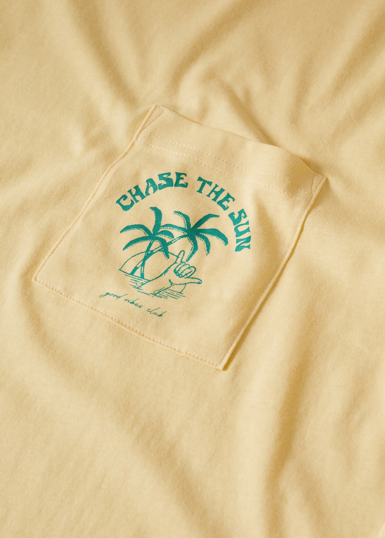Pocket printed cotton t-shirt - Details of the article 8