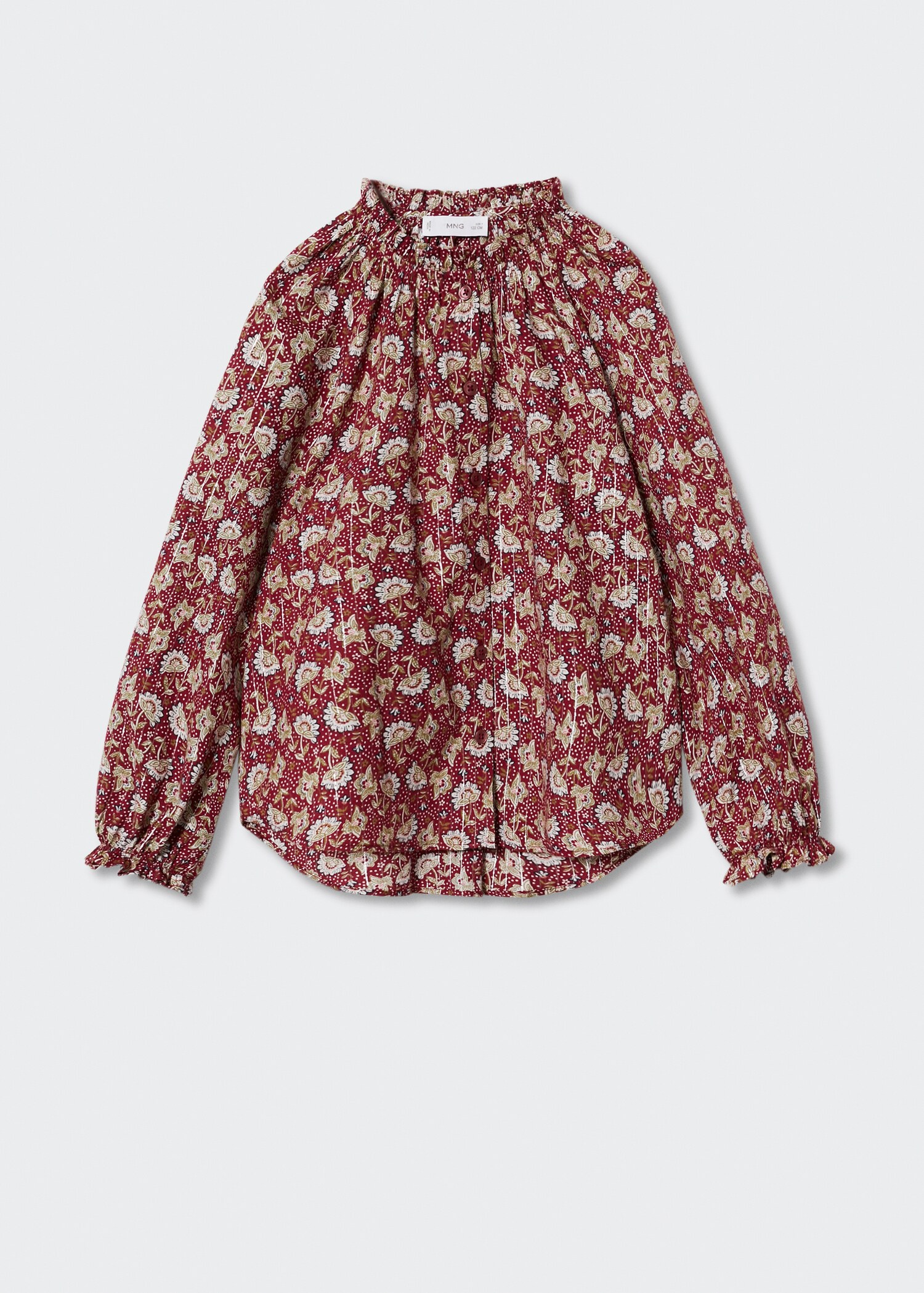 Blusa floral algodón - Artículo sin modelo
