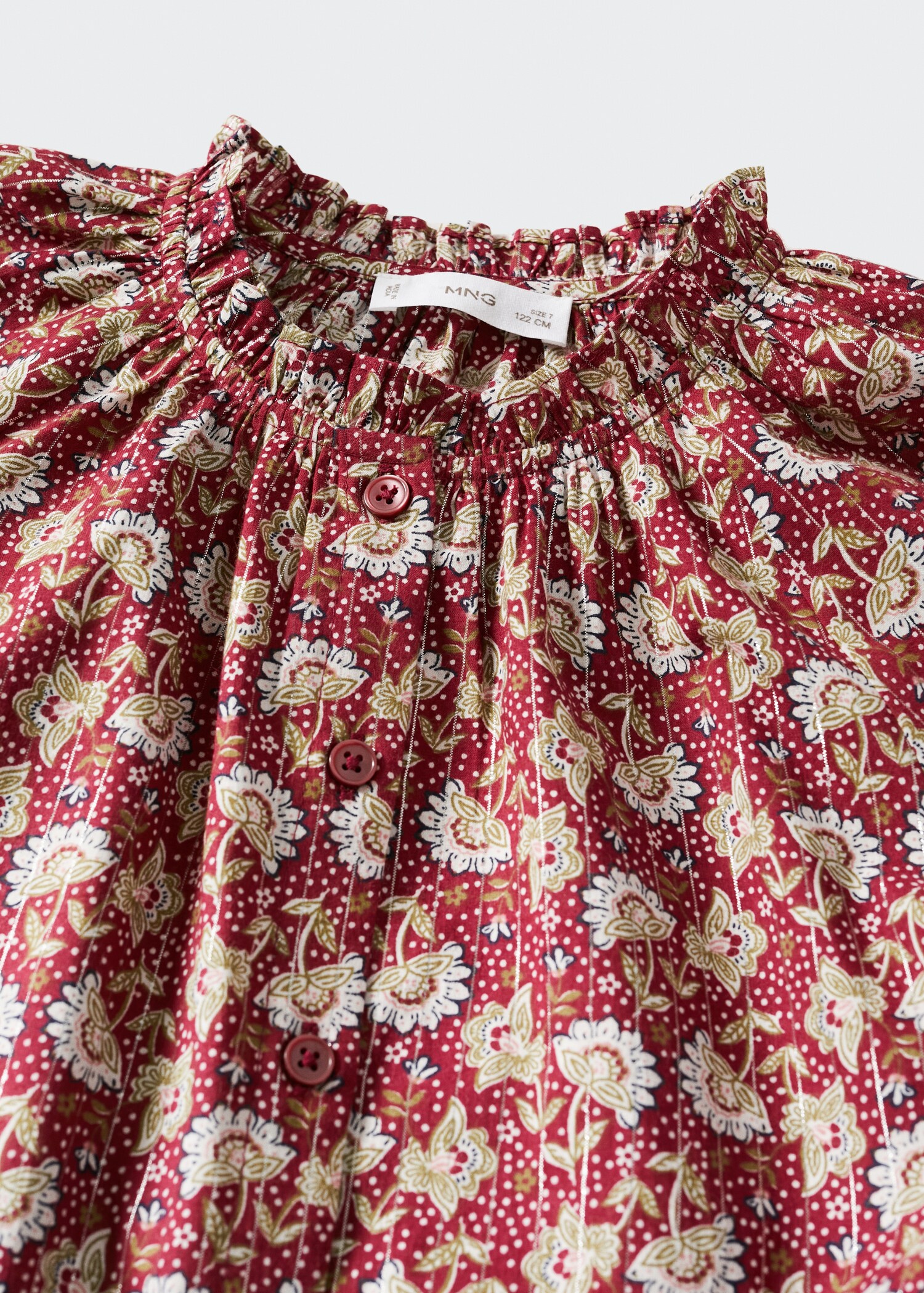 Blusa floral algodón - Detalle del artículo 8