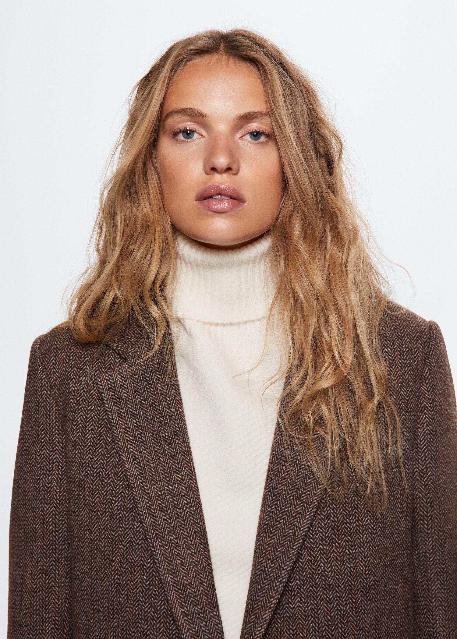 Herringbone suit blazer - Details of the article 1