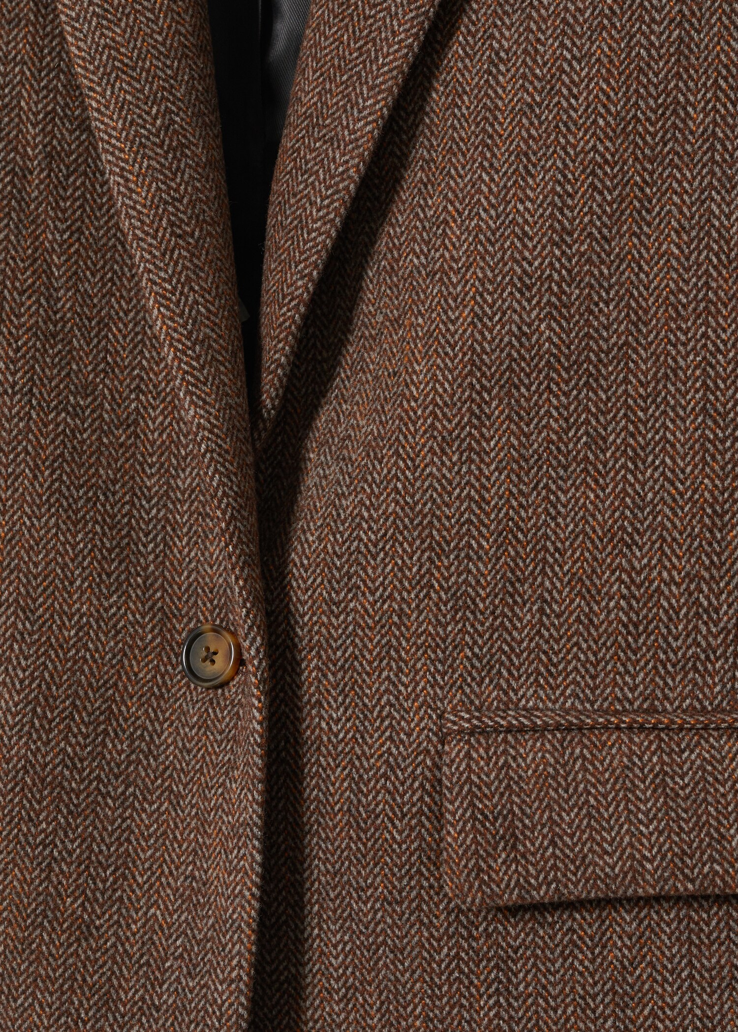 Herringbone suit blazer - Details of the article 8