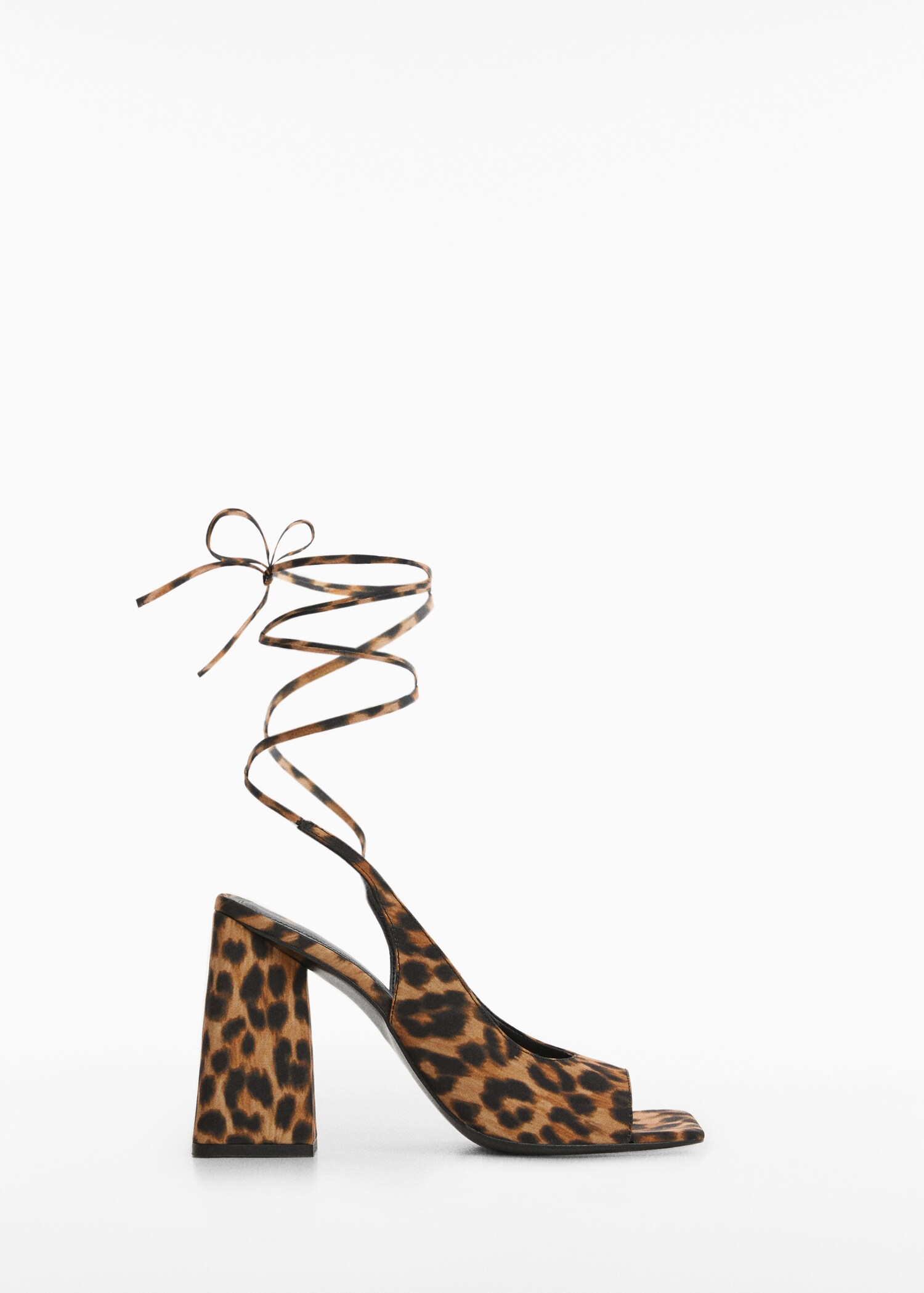 Sandalia tacón animal print - Artículo sin modelo