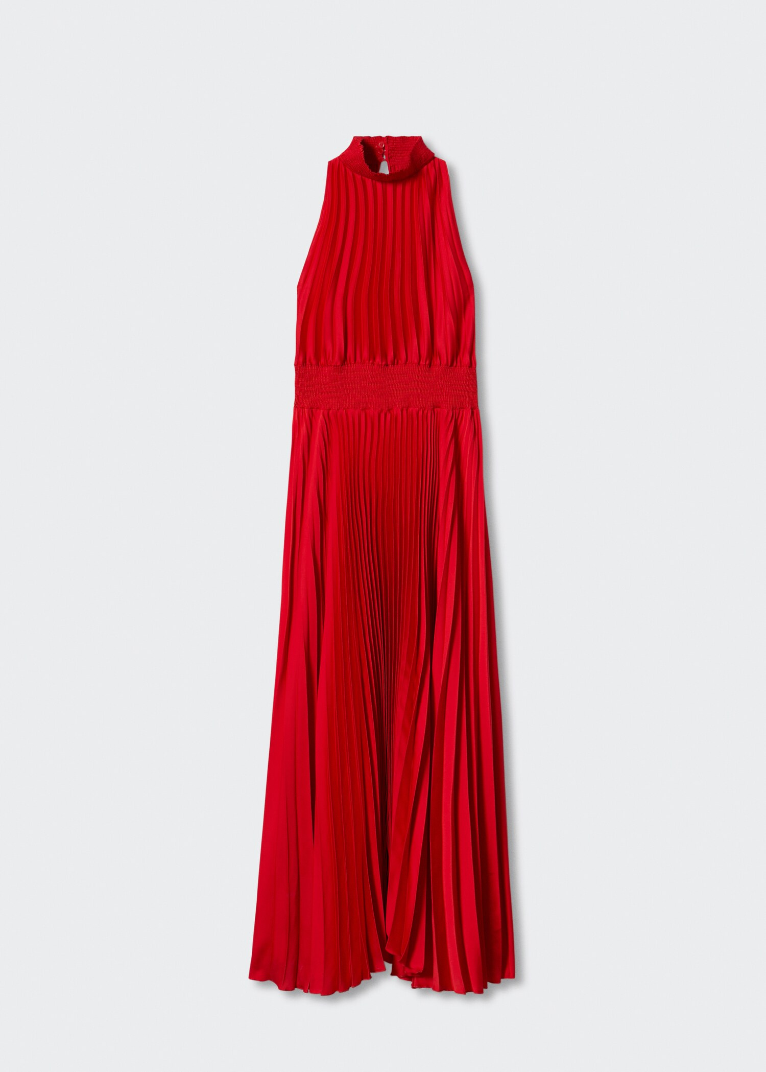 Pleated halter neck dress - Article without model