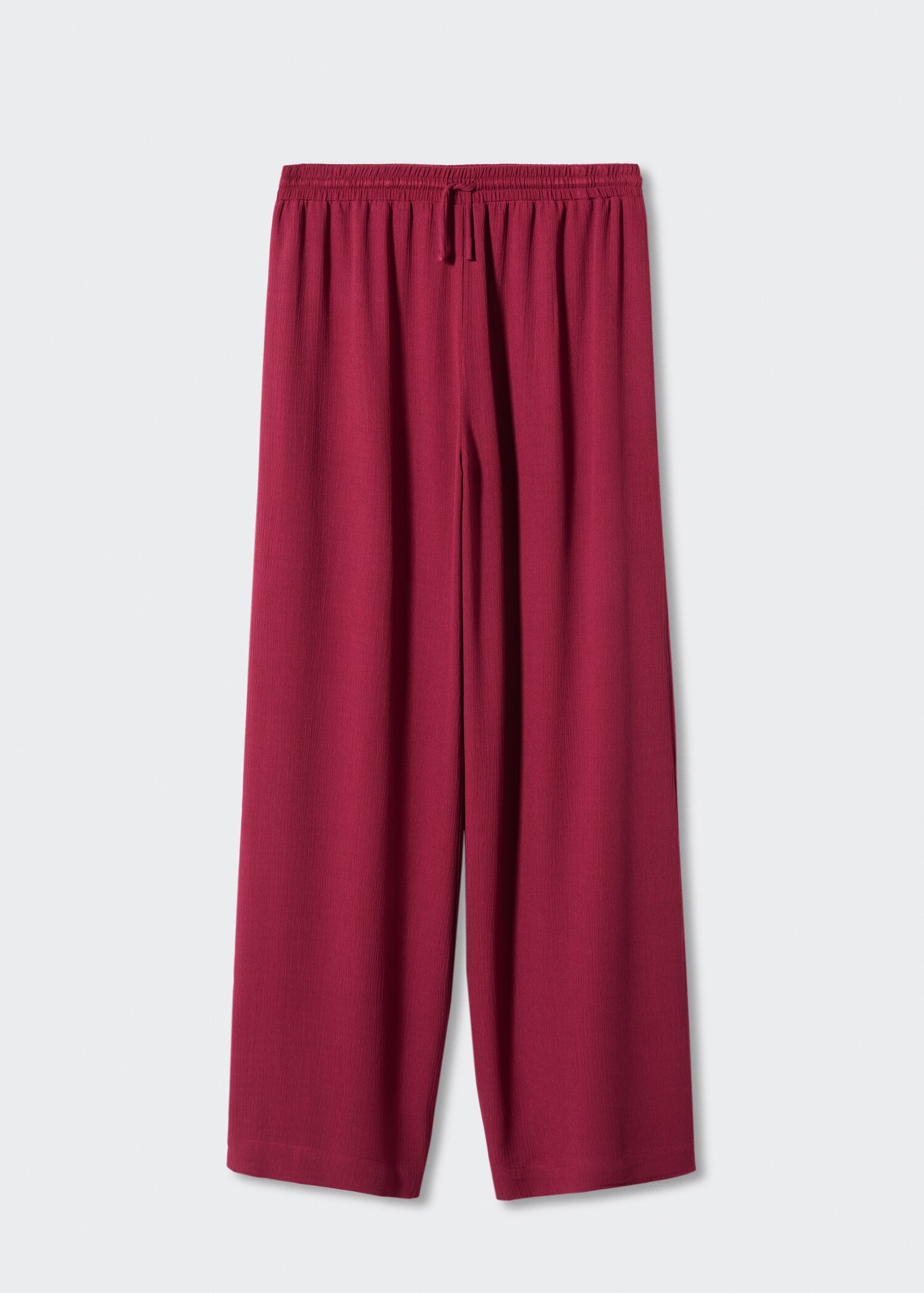 Elastic waist flowy trousers - Article without model