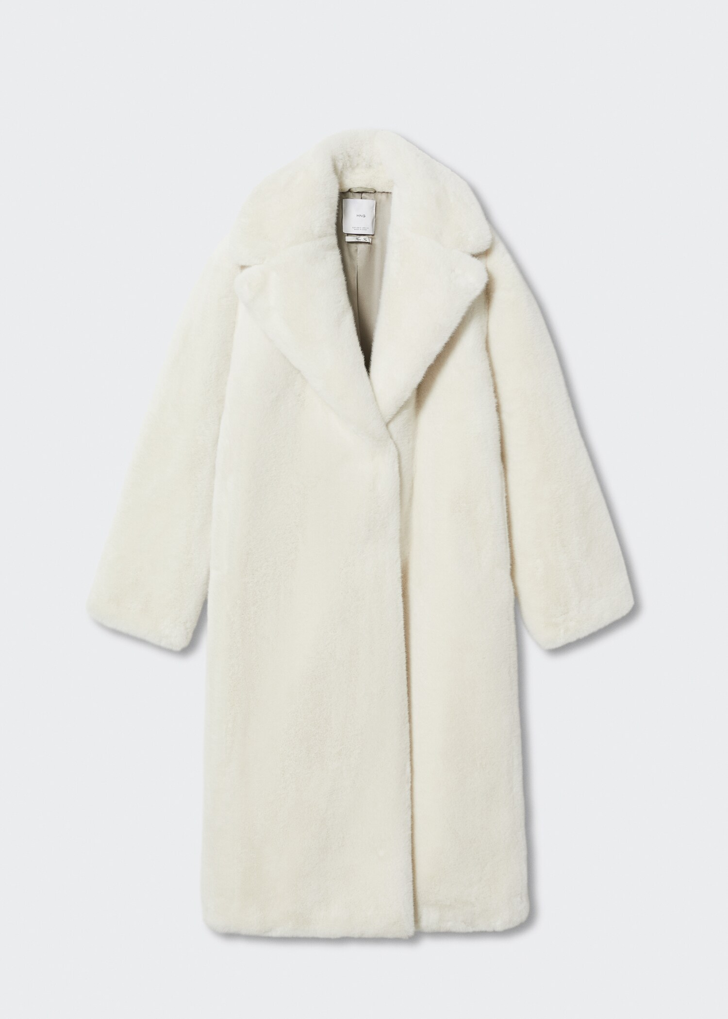 Manteau oversize en fausse fourrure - Article sans modèle